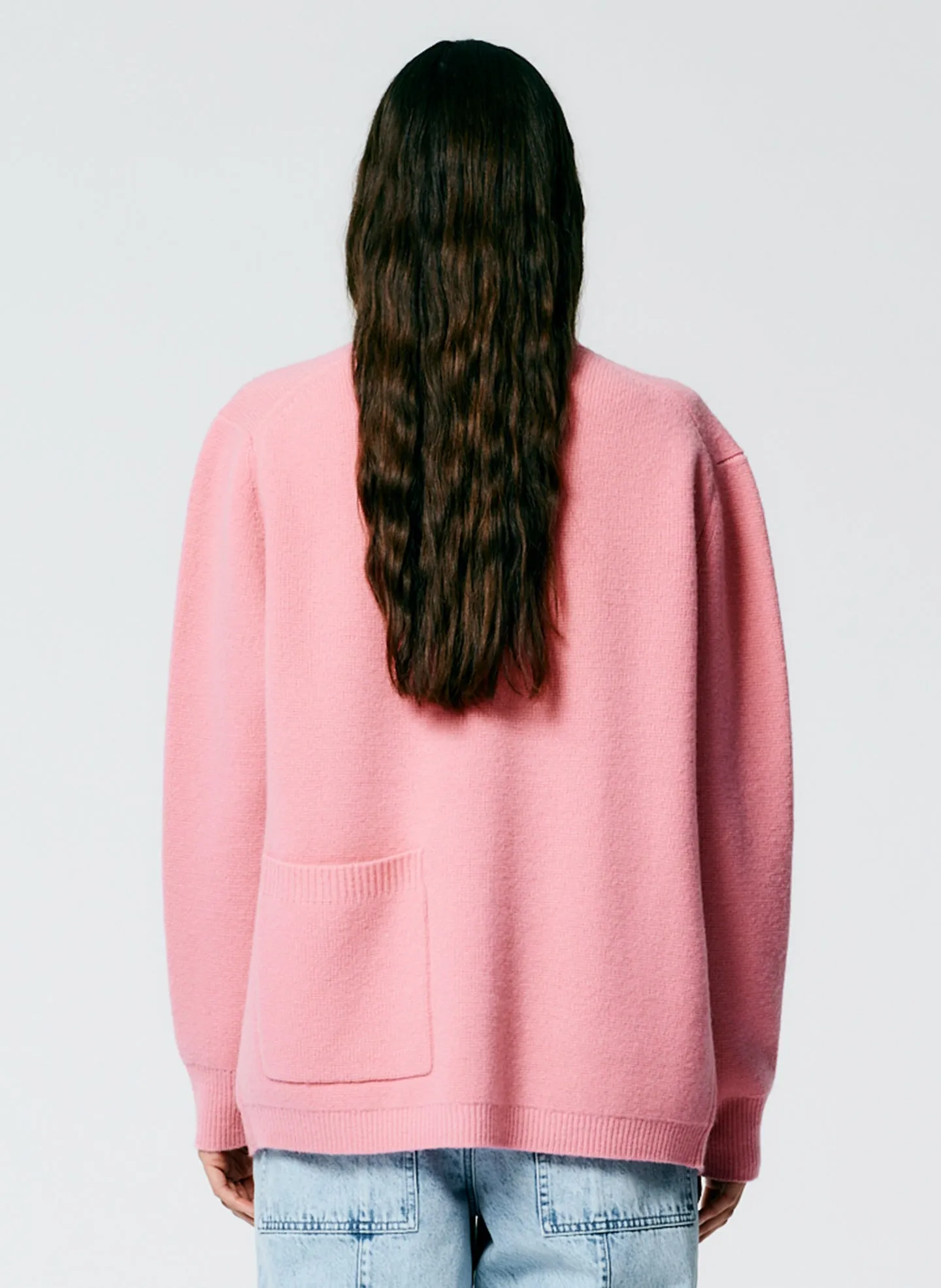 Soft Lambswool Distressed Cardigan sold by Tibi product image thumbnail 4