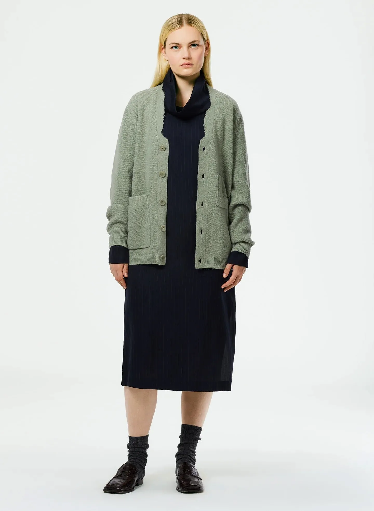 Lyocell Drape Cowl Neck Dress sold by Tibi