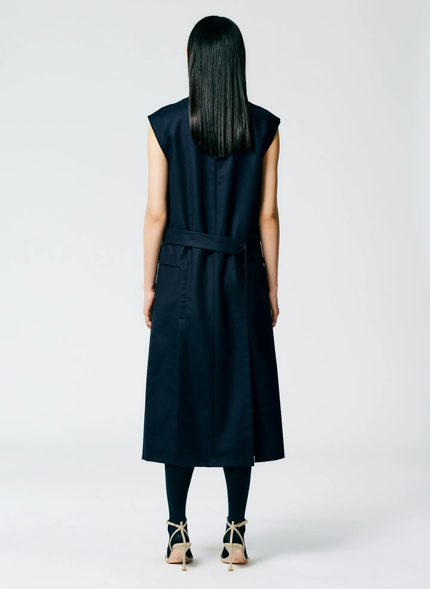 Superfine Wool Flannel Paneled Dress sold by Tibi product image thumbnail 4