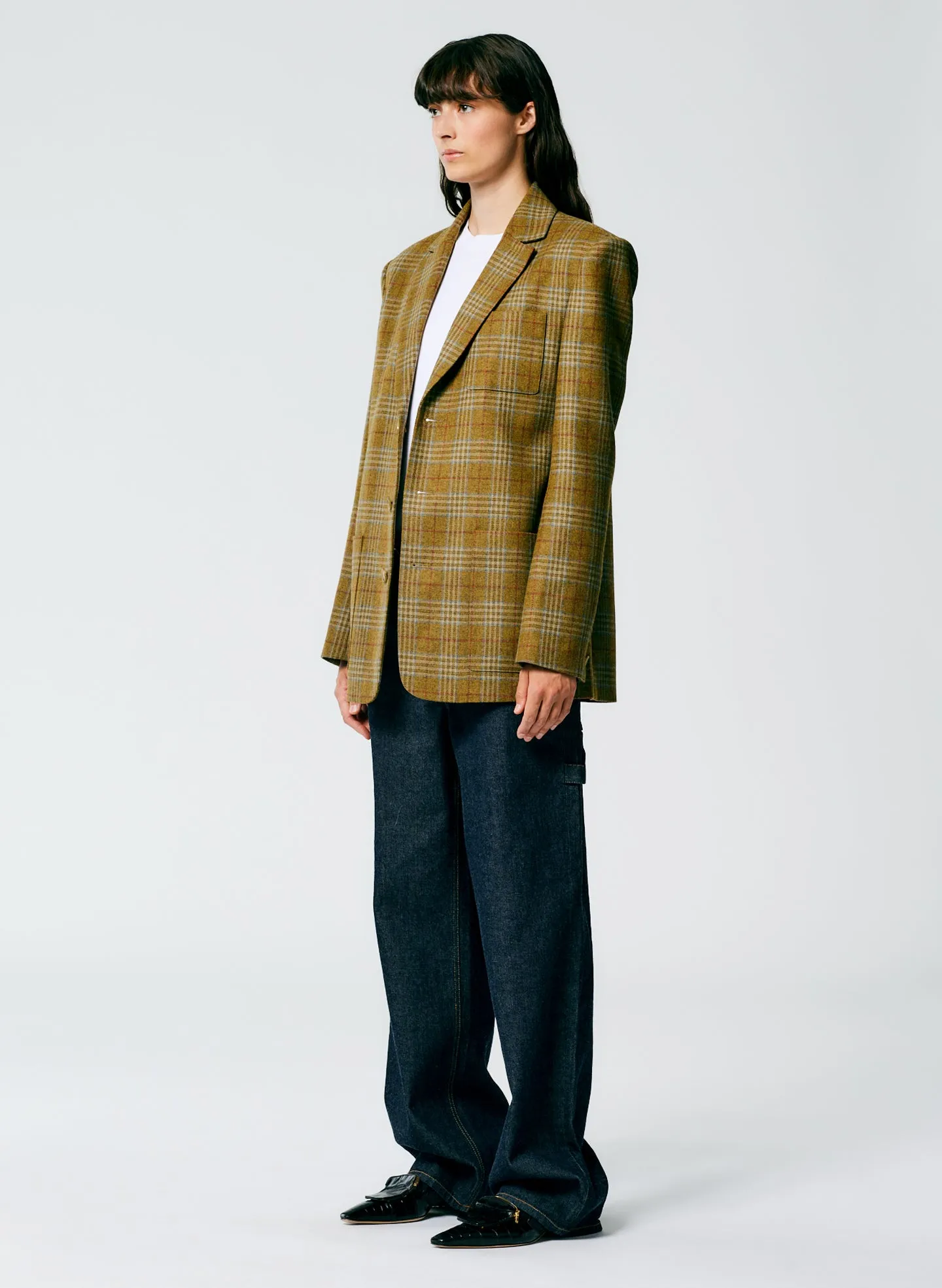 Hopper Plaid Dennis Blazer sold by Tibi product image thumbnail 4