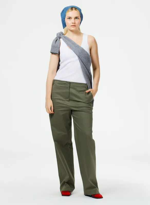 Chino Rodney Straight Leg Trouser sold by Tibi