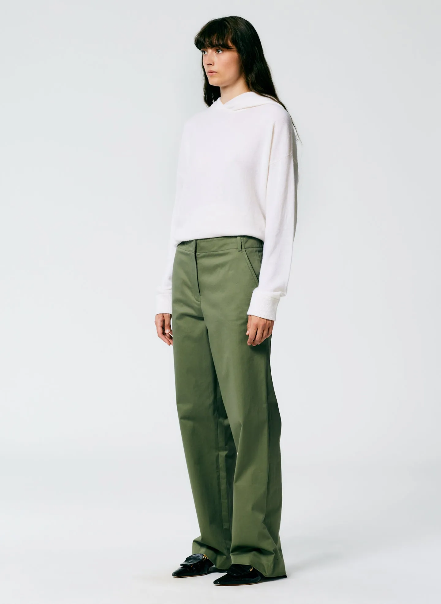 Chino Rodney Straight Leg Trouser sold by Tibi product image thumbnail 5