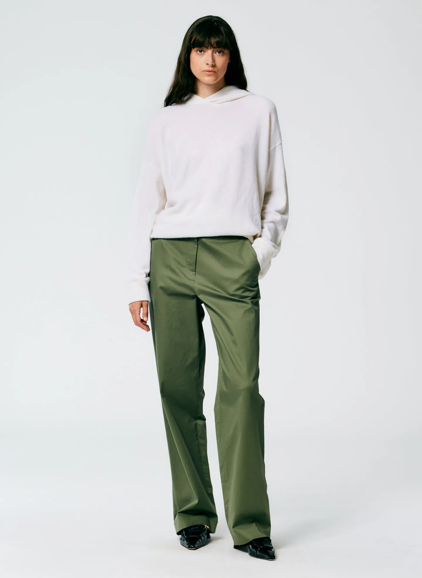 Chino Rodney Straight Leg Trouser sold by Tibi product image thumbnail 4