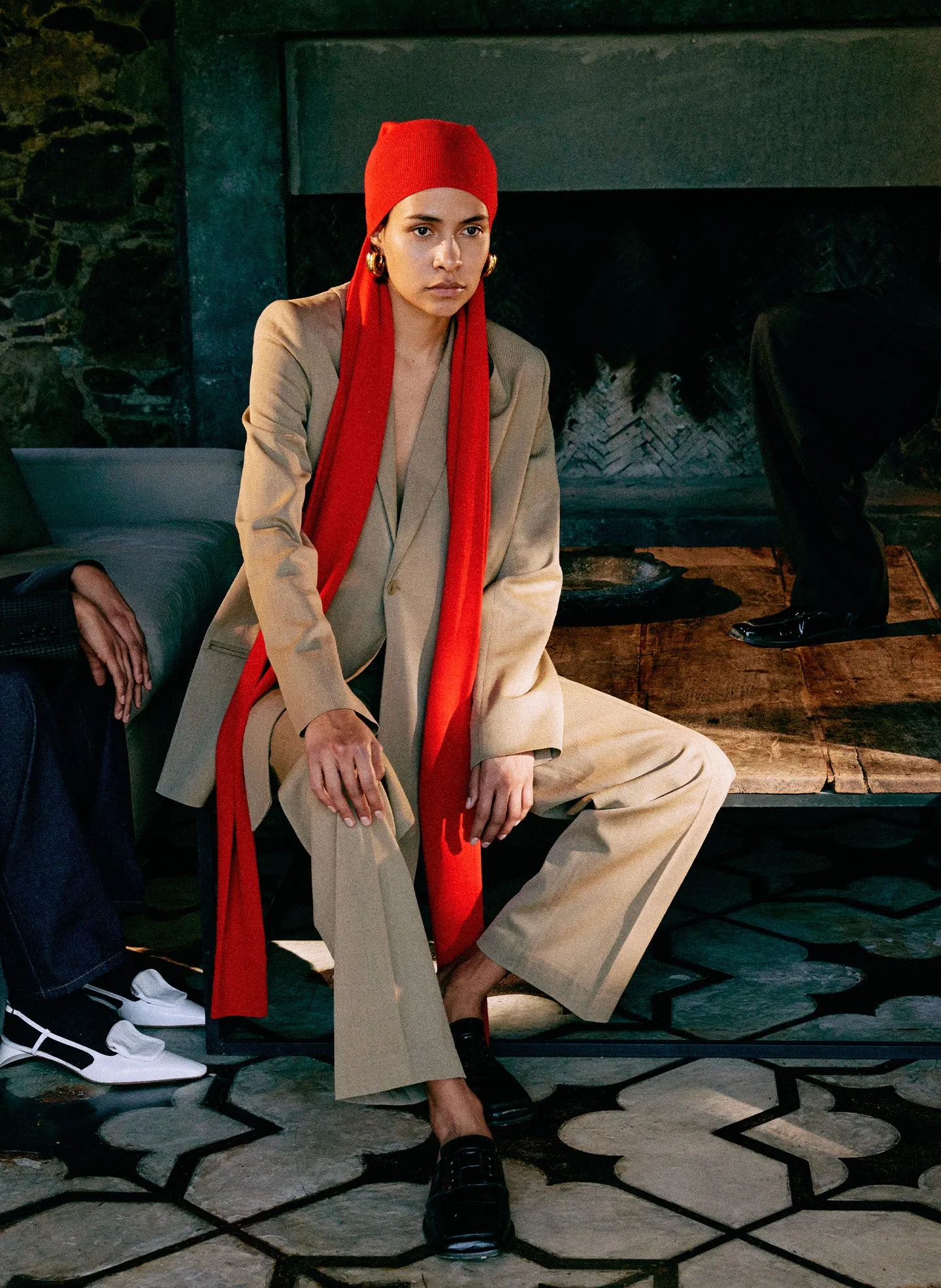 Refined Wool Tricotine Suiting Rodney Straight Leg sold by Tibi product image thumbnail 2