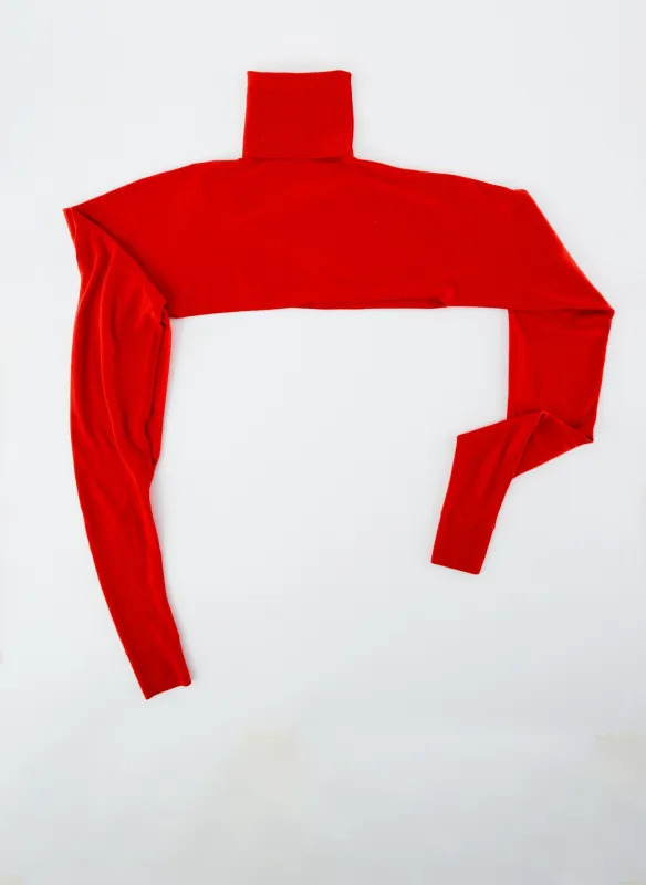 Mele Merino Wool Turtleneck Toque Scarf made by Tibi