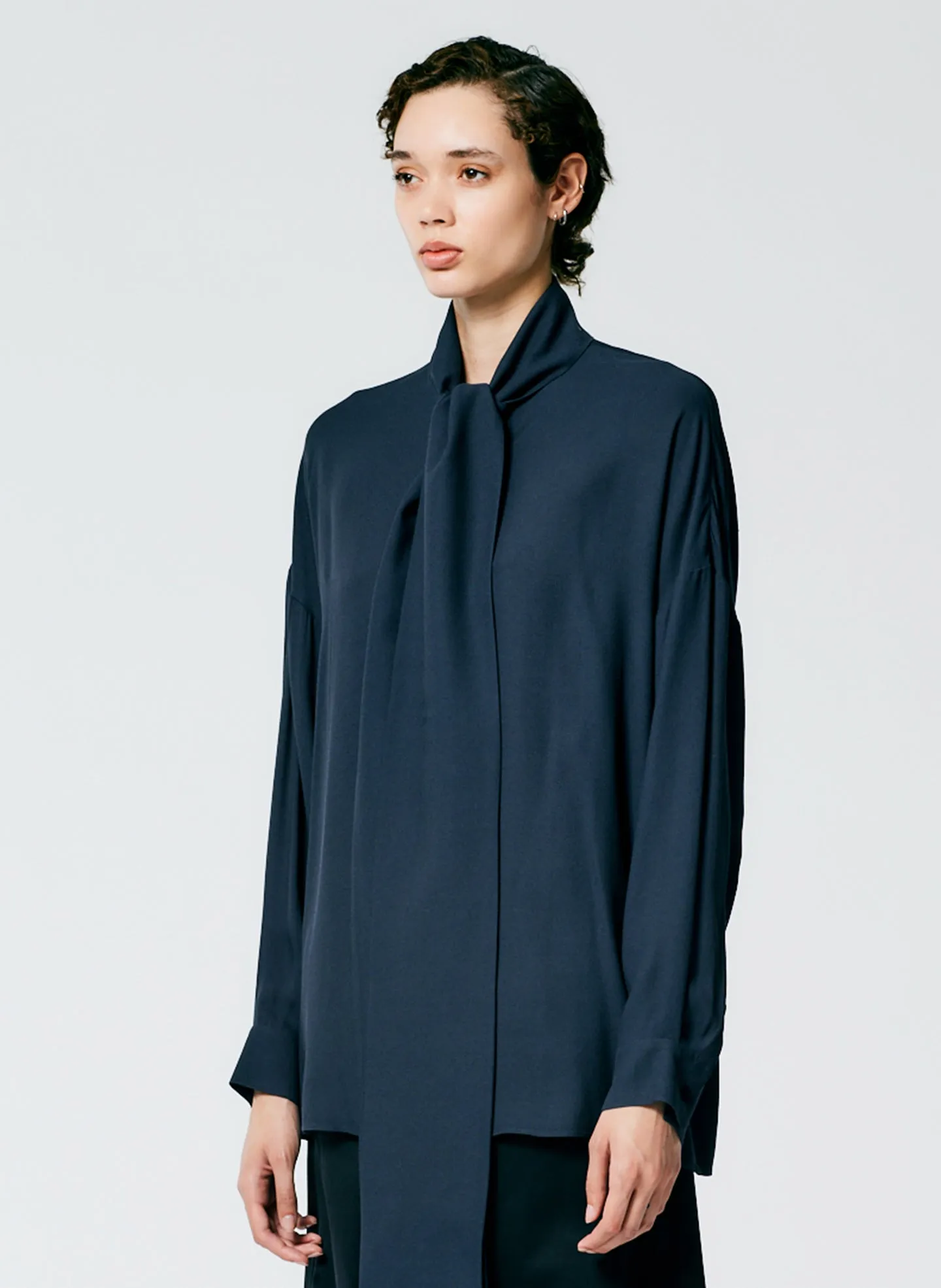 Feather Weight Eco Crepe Davenport Sculpted Shirt sold by Tibi product image thumbnail 2