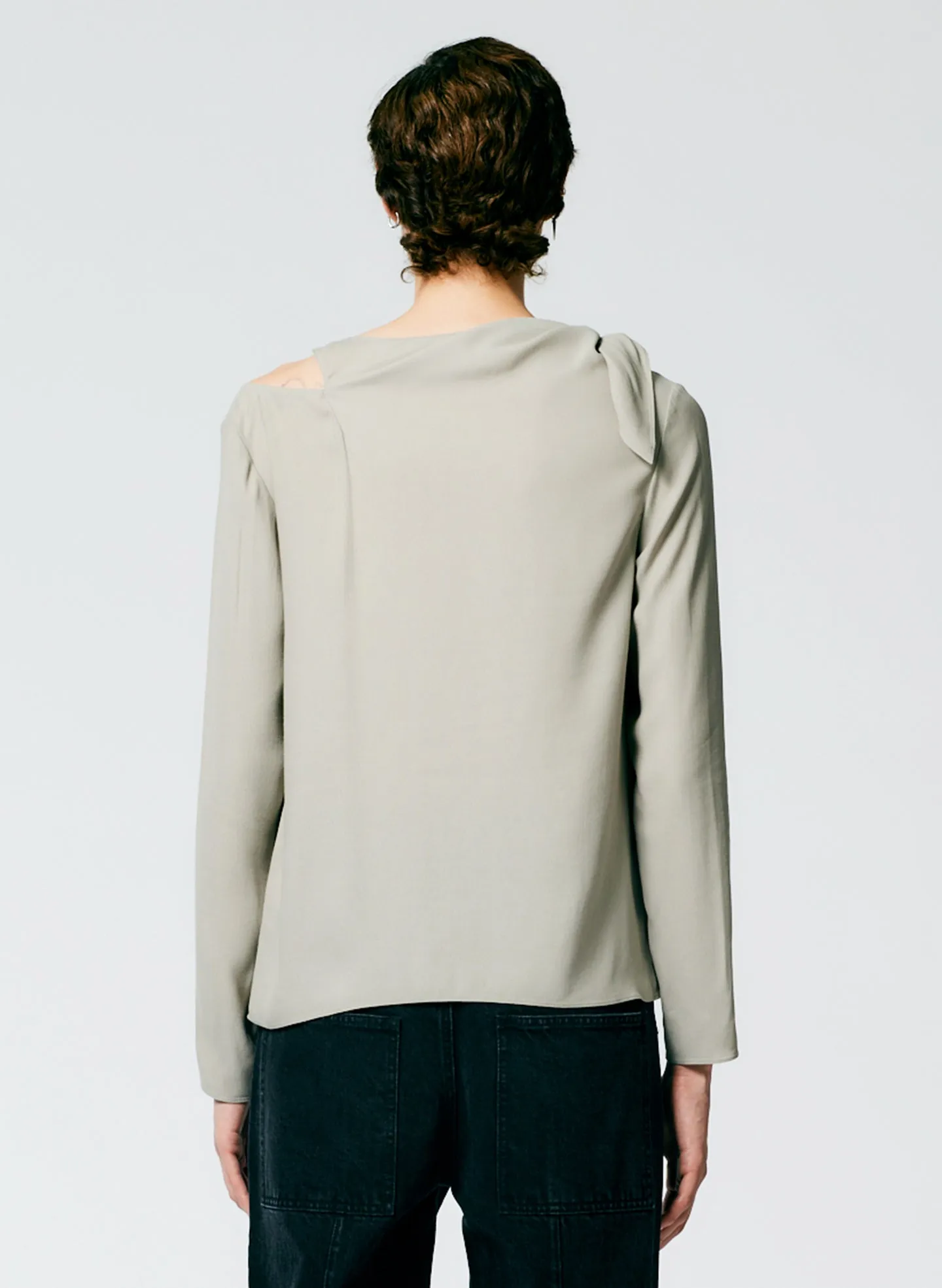Feather Weight Eco Crepe Benedict Top sold by Tibi product image thumbnail 3
