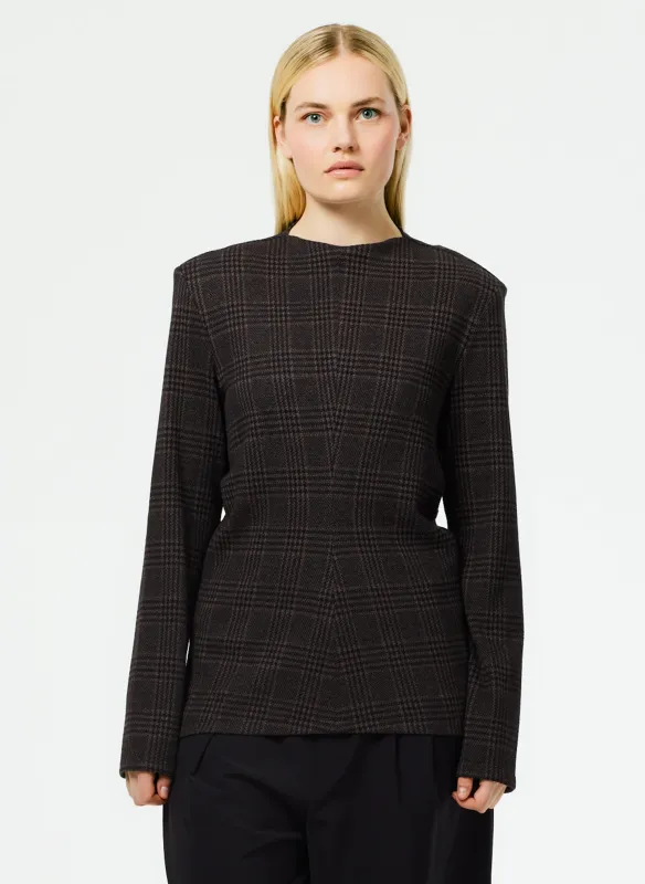 Lutz Knit Tunic Top made by Tibi