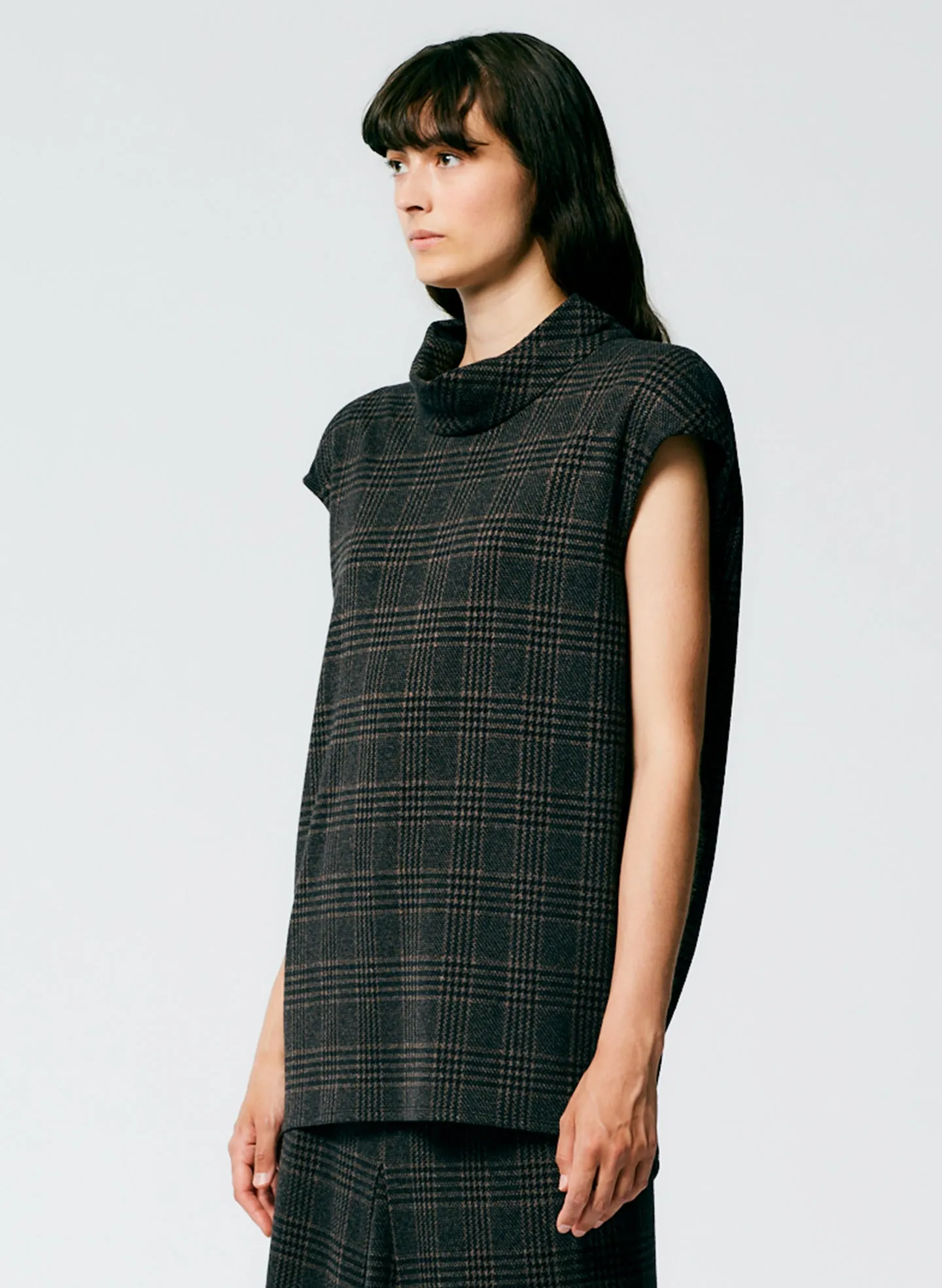 Lutz Knit Cowl Neck Sleeveless Top sold by Tibi product image thumbnail 2