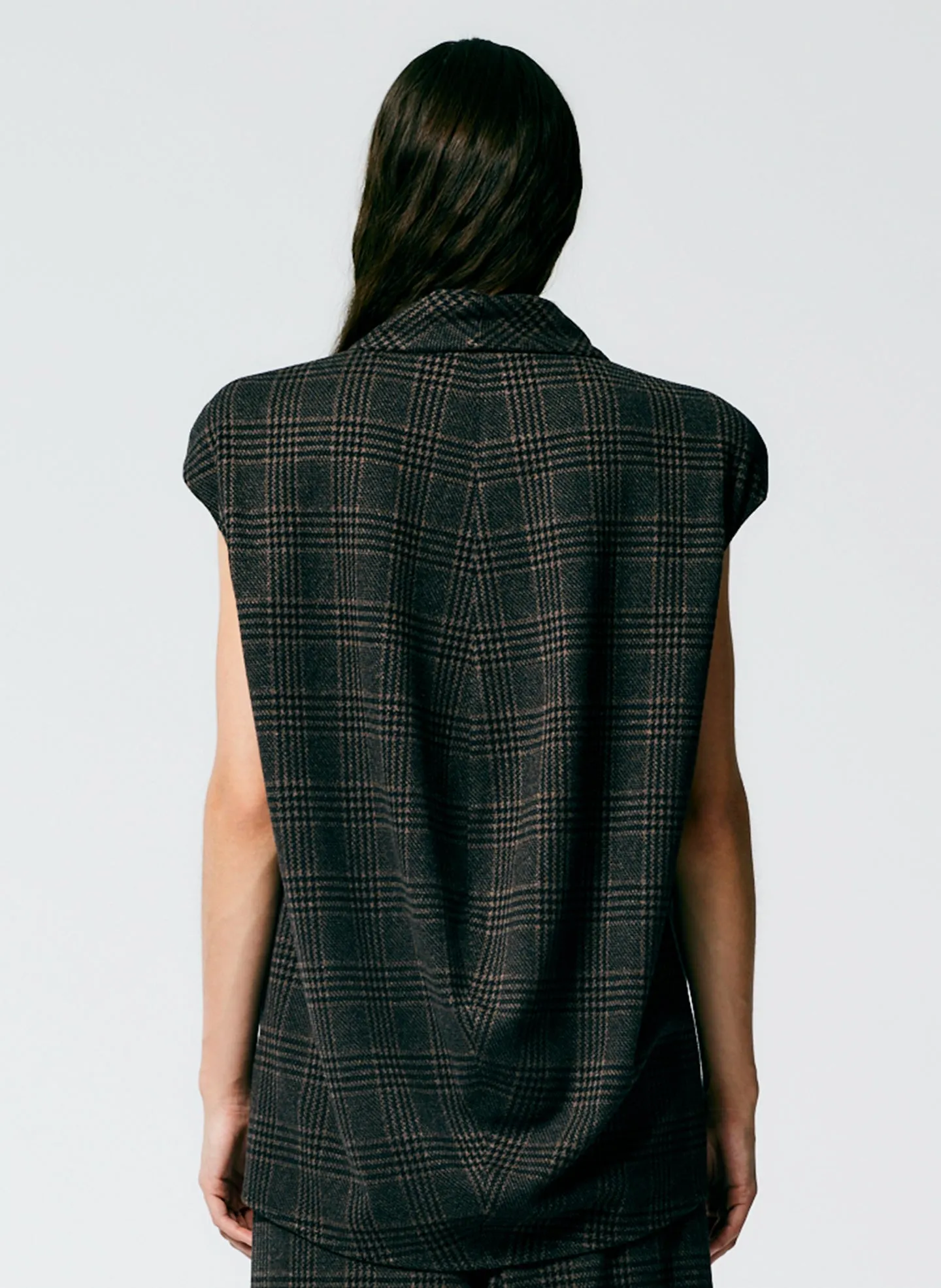 Lutz Knit Cowl Neck Sleeveless Top sold by Tibi product image thumbnail 3