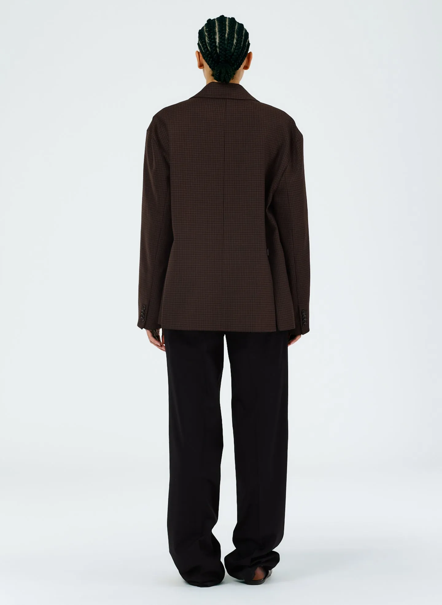 Jett Suiting Liam Blazer With Slit Zipper Detail sold by Tibi product image thumbnail 3