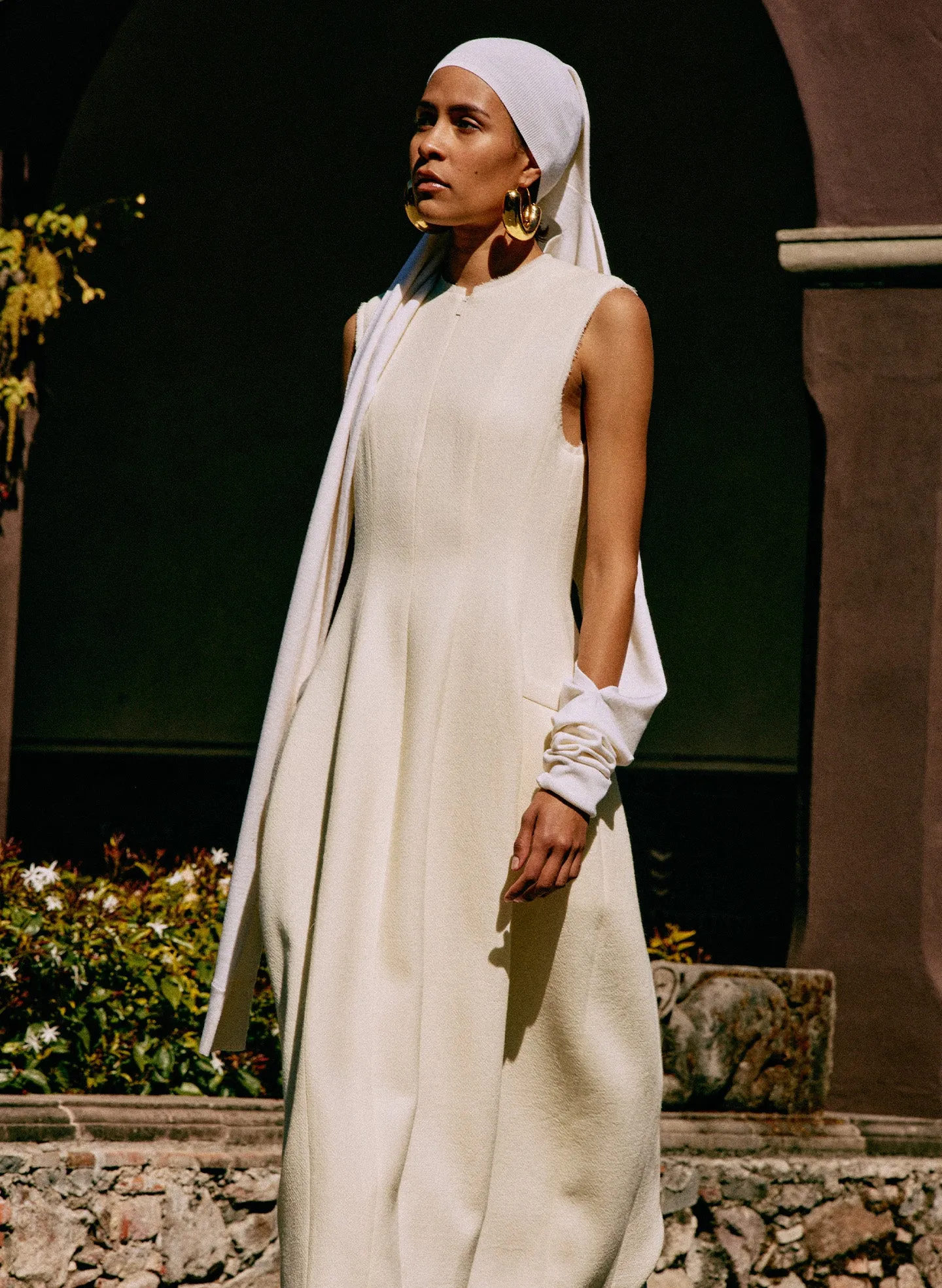 Melee Crepe Dress sold by Tibi product image thumbnail 2