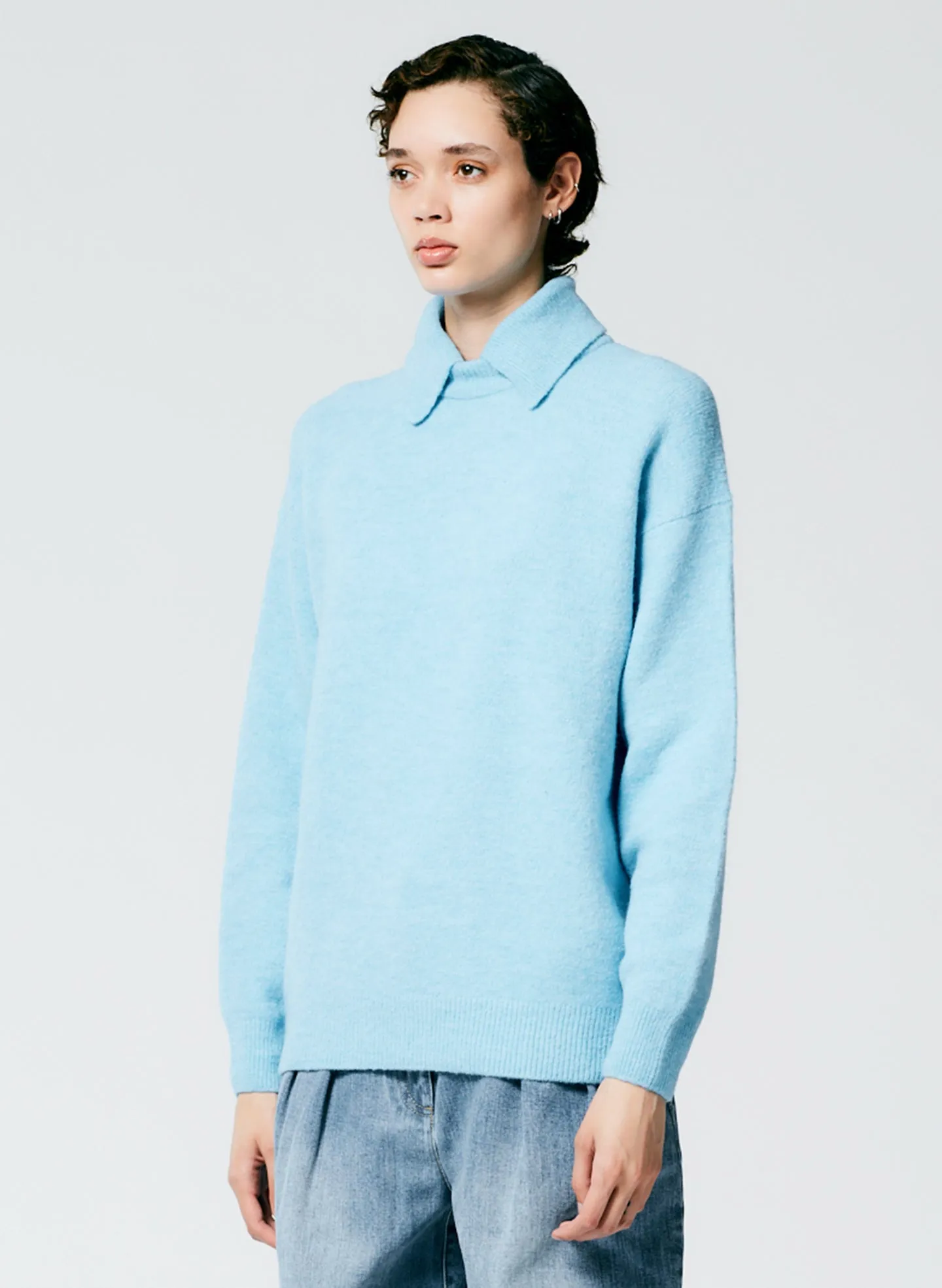 Douillet Crewneck Easy Pullover sold by Tibi product image thumbnail 4