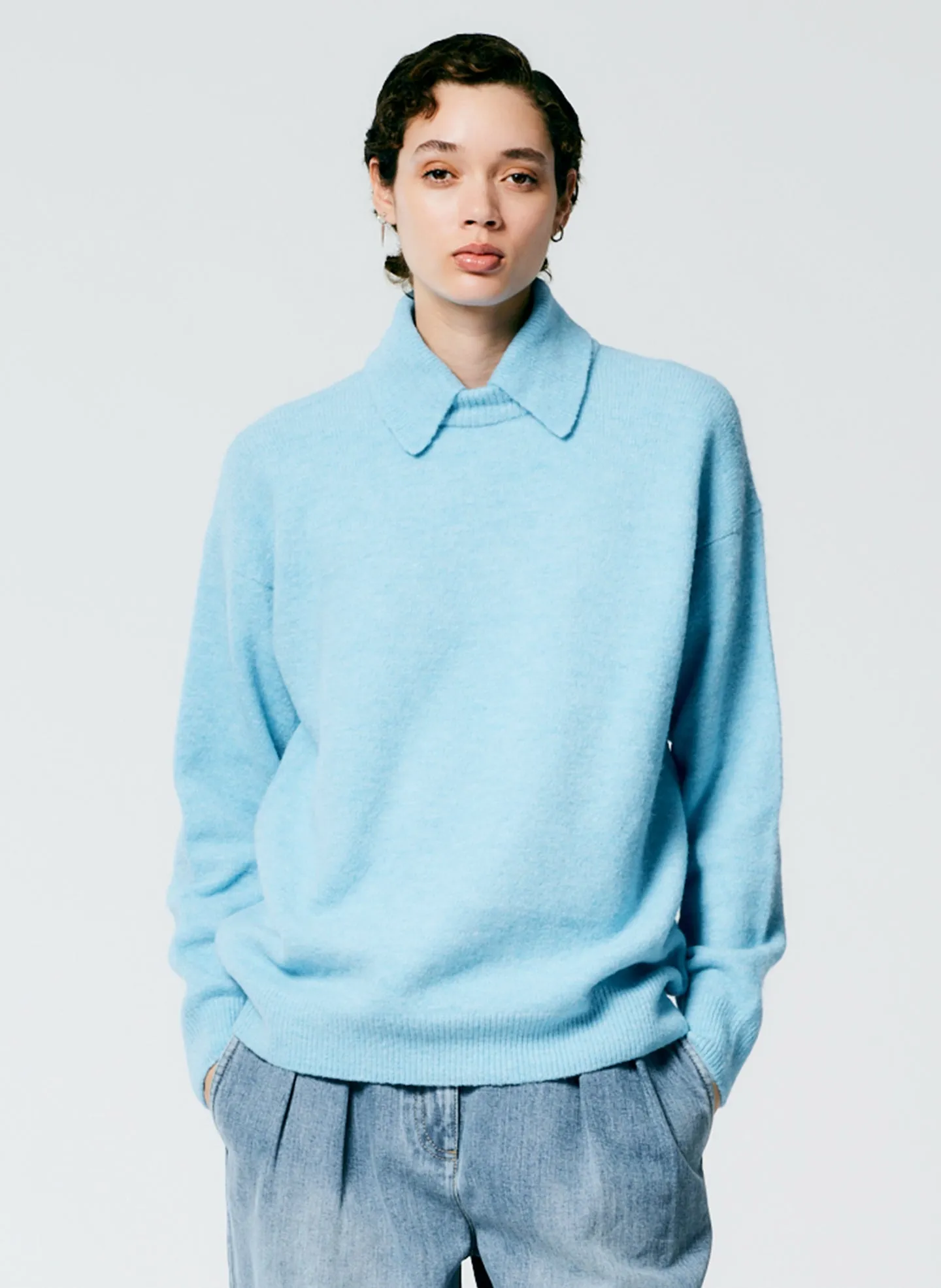 Douillet Crewneck Easy Pullover sold by Tibi