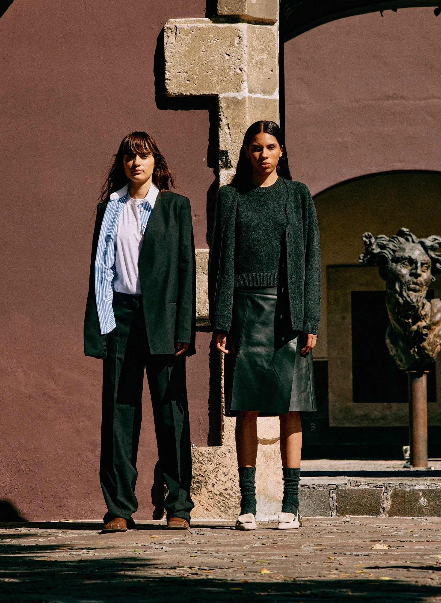 Soft Lambswool Distressed Cardigan sold by Tibi product image thumbnail 2