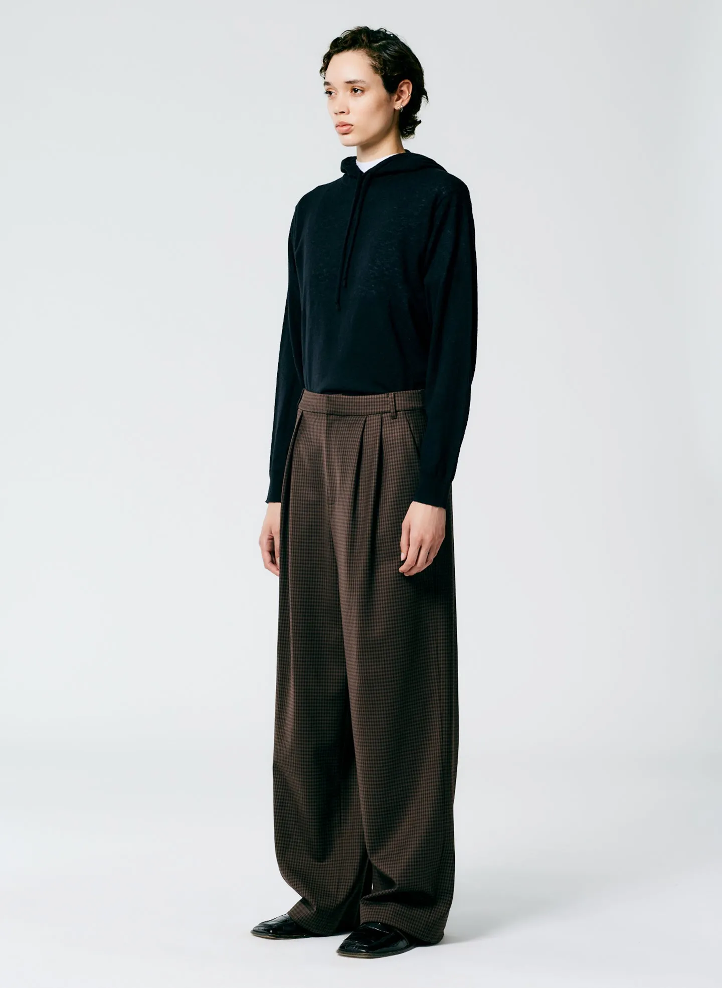 Jett Suiting Asymmetrical Pleat Stella Pant sold by Tibi product image thumbnail 2