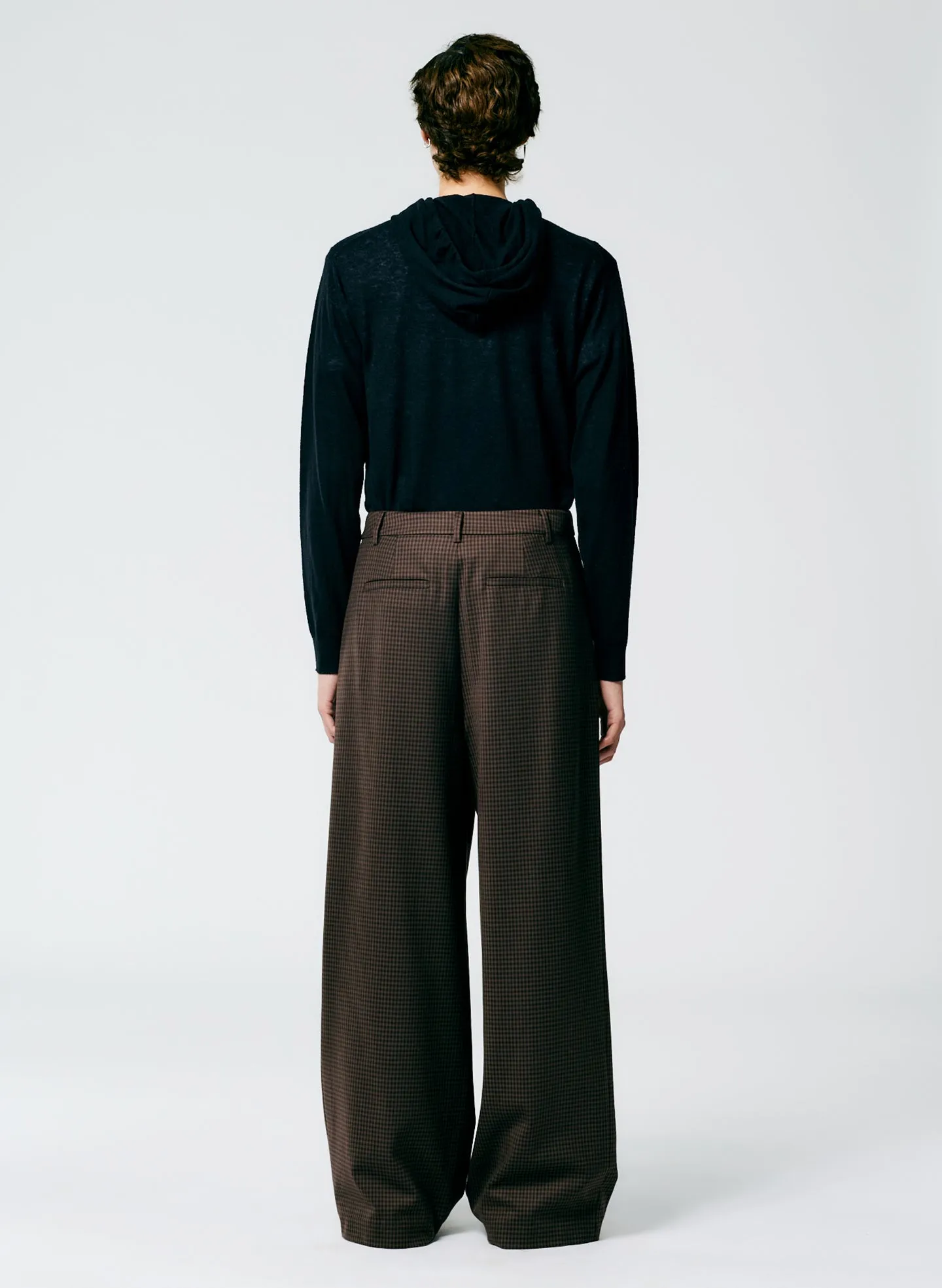 Jett Suiting Asymmetrical Pleat Stella Pant sold by Tibi product image thumbnail 3