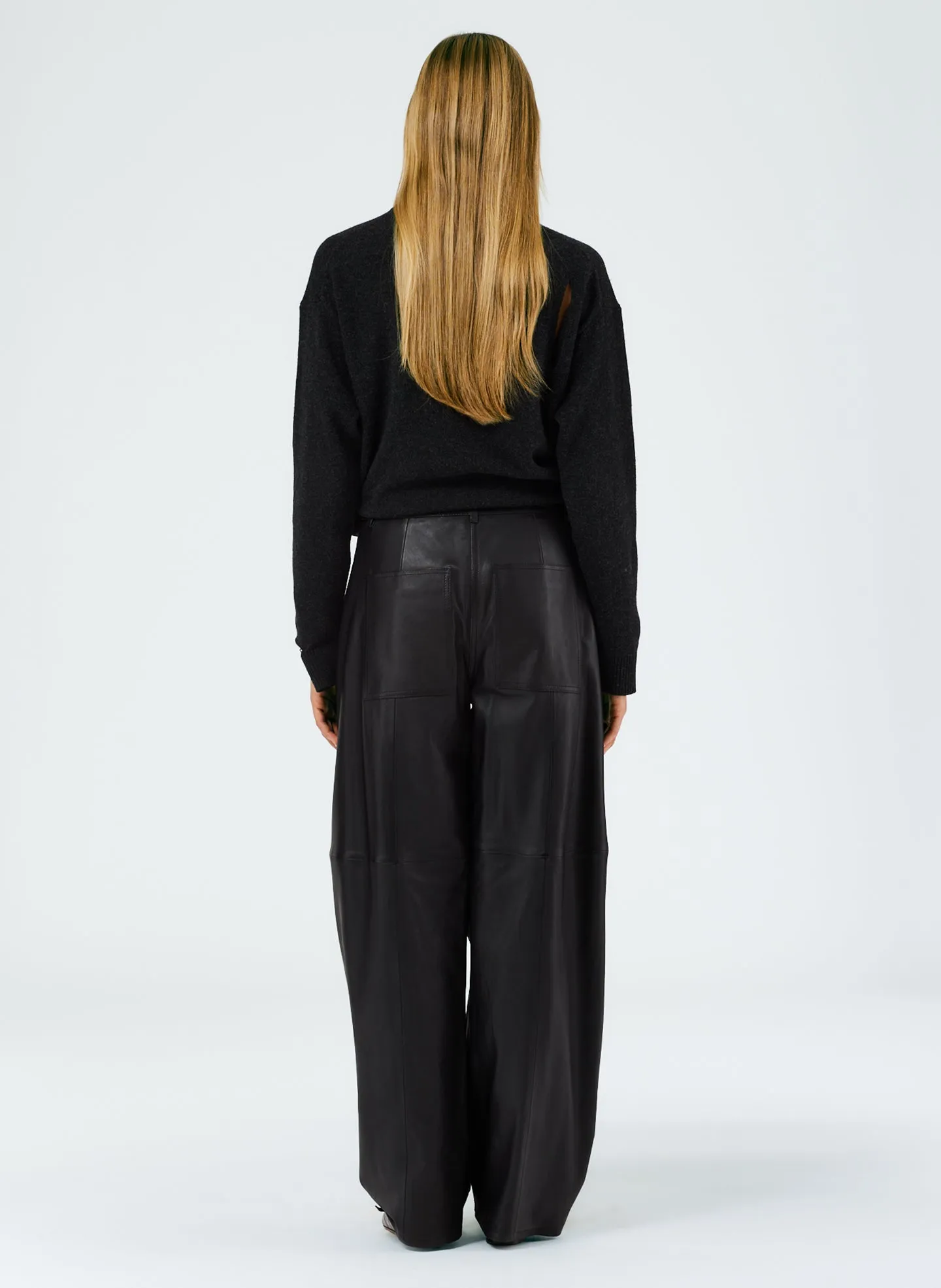 Leather Sid Pant - Regular sold by Tibi product image thumbnail 3