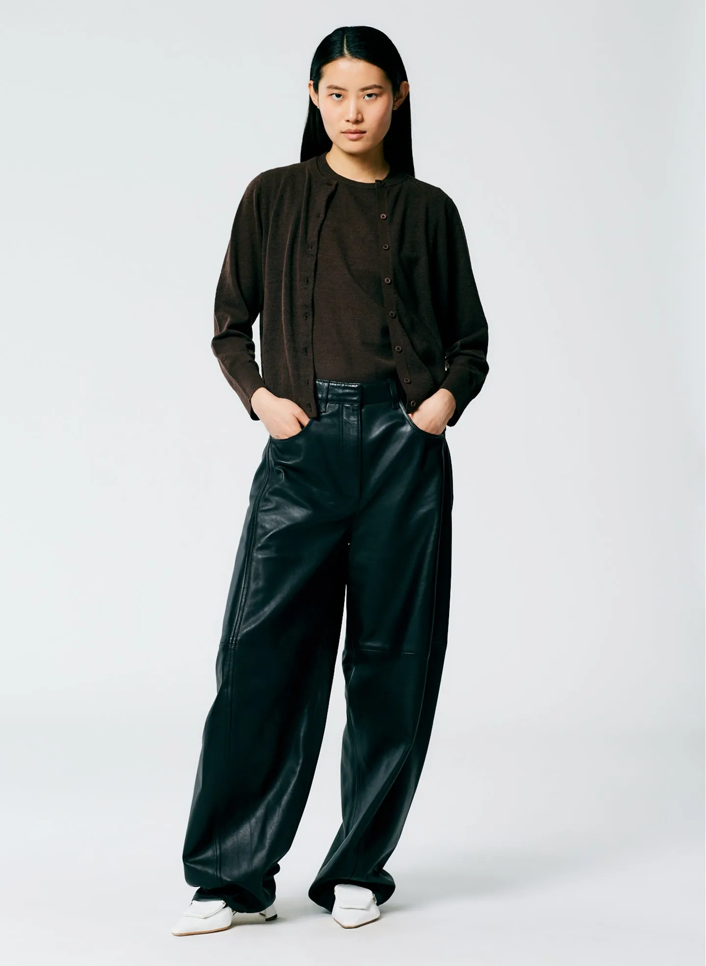 Leather Sid Pant - Regular sold by Tibi product image thumbnail 4