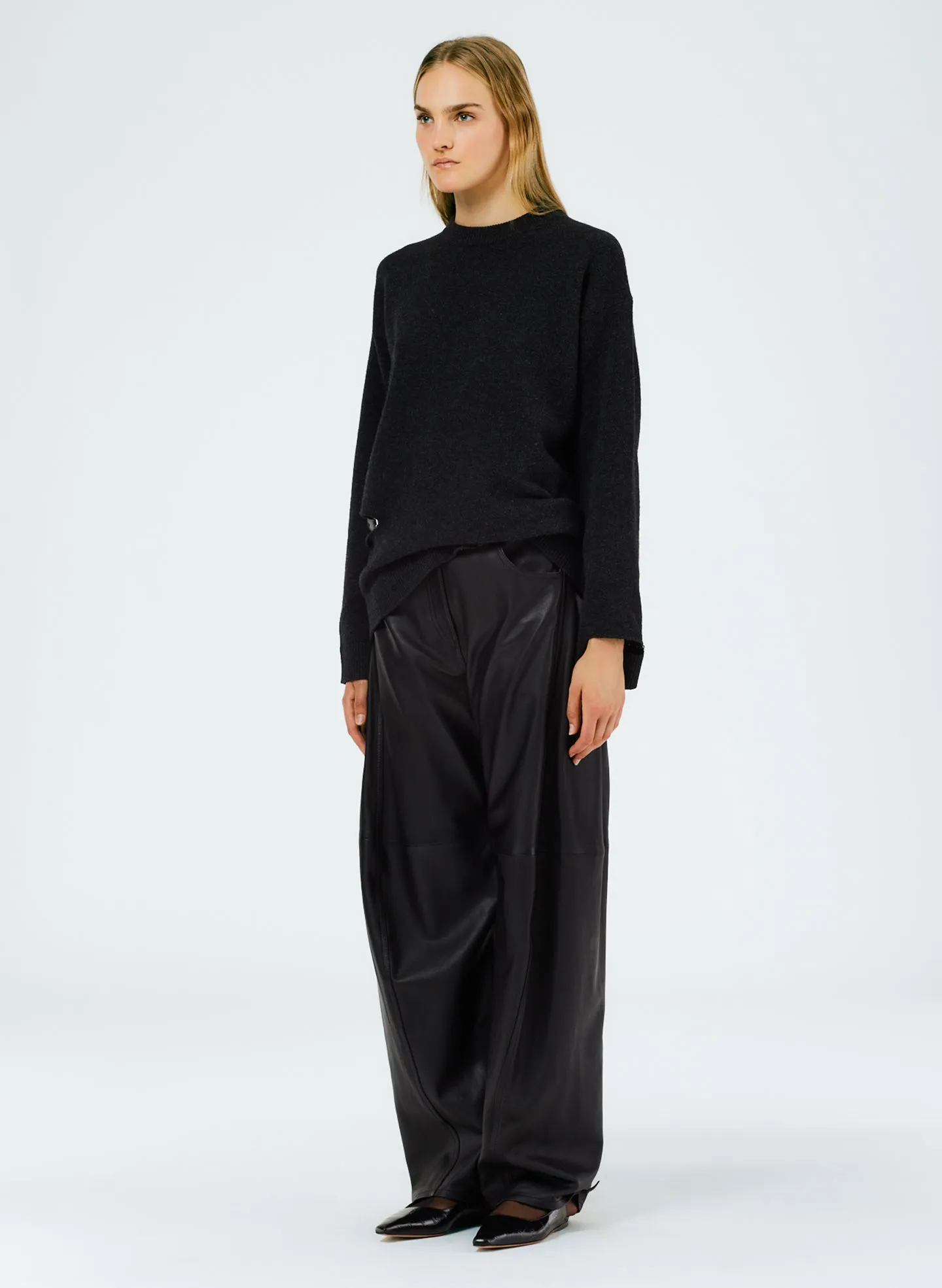 Leather Sid Pant - Regular sold by Tibi product image thumbnail 2