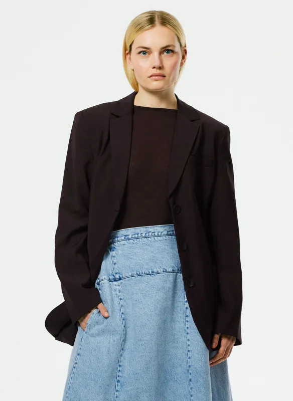 Skinlike Mercerized Wool Soft Sheer Pullover sold by Tibi