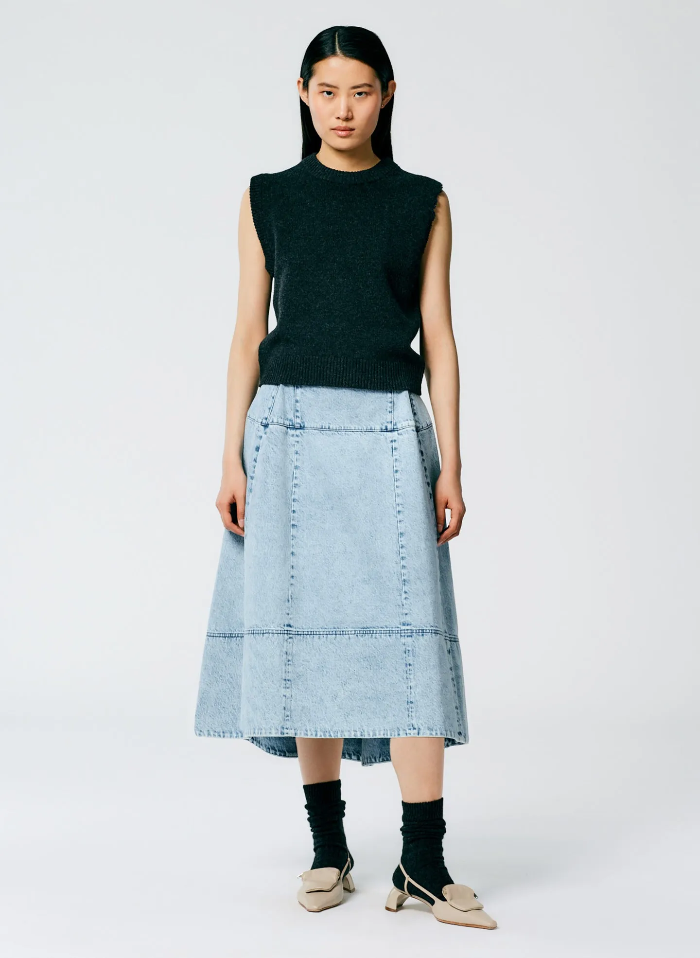 Soft Lambswool Distressed Vest sold by Tibi product image thumbnail 5