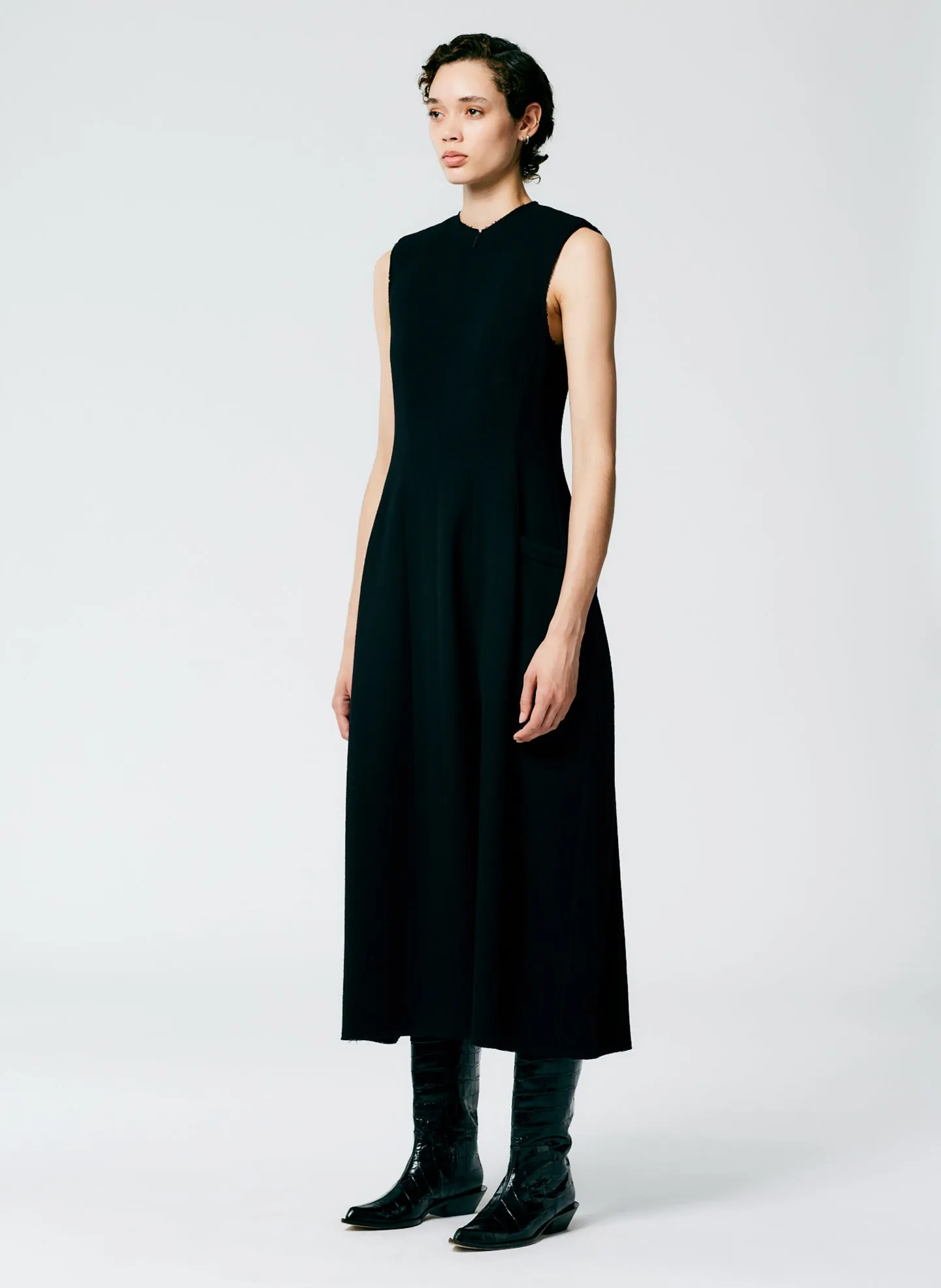 Melee Crepe Dress sold by Tibi product image thumbnail 4