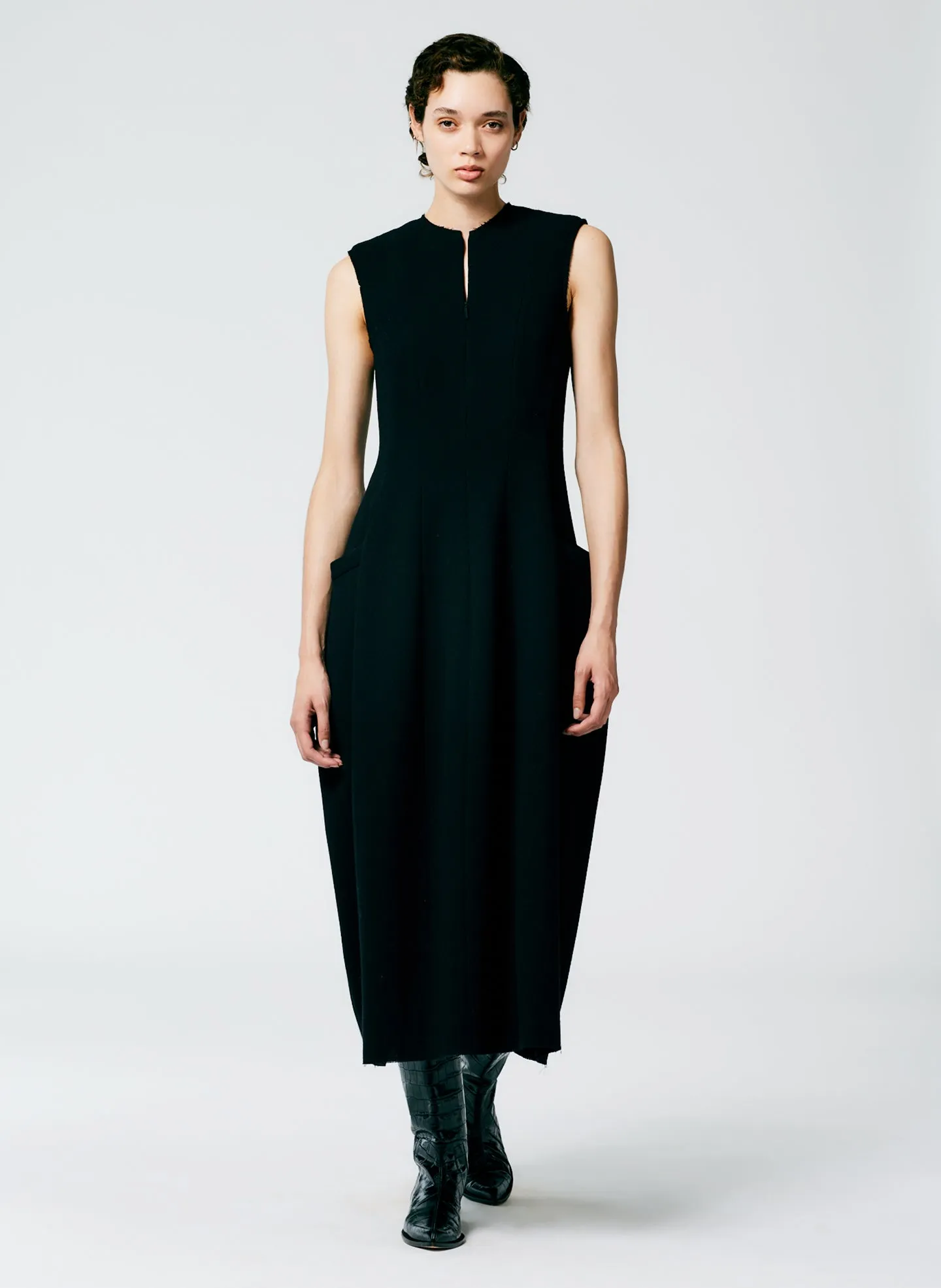 Melee Crepe Dress sold by Tibi product image thumbnail 2
