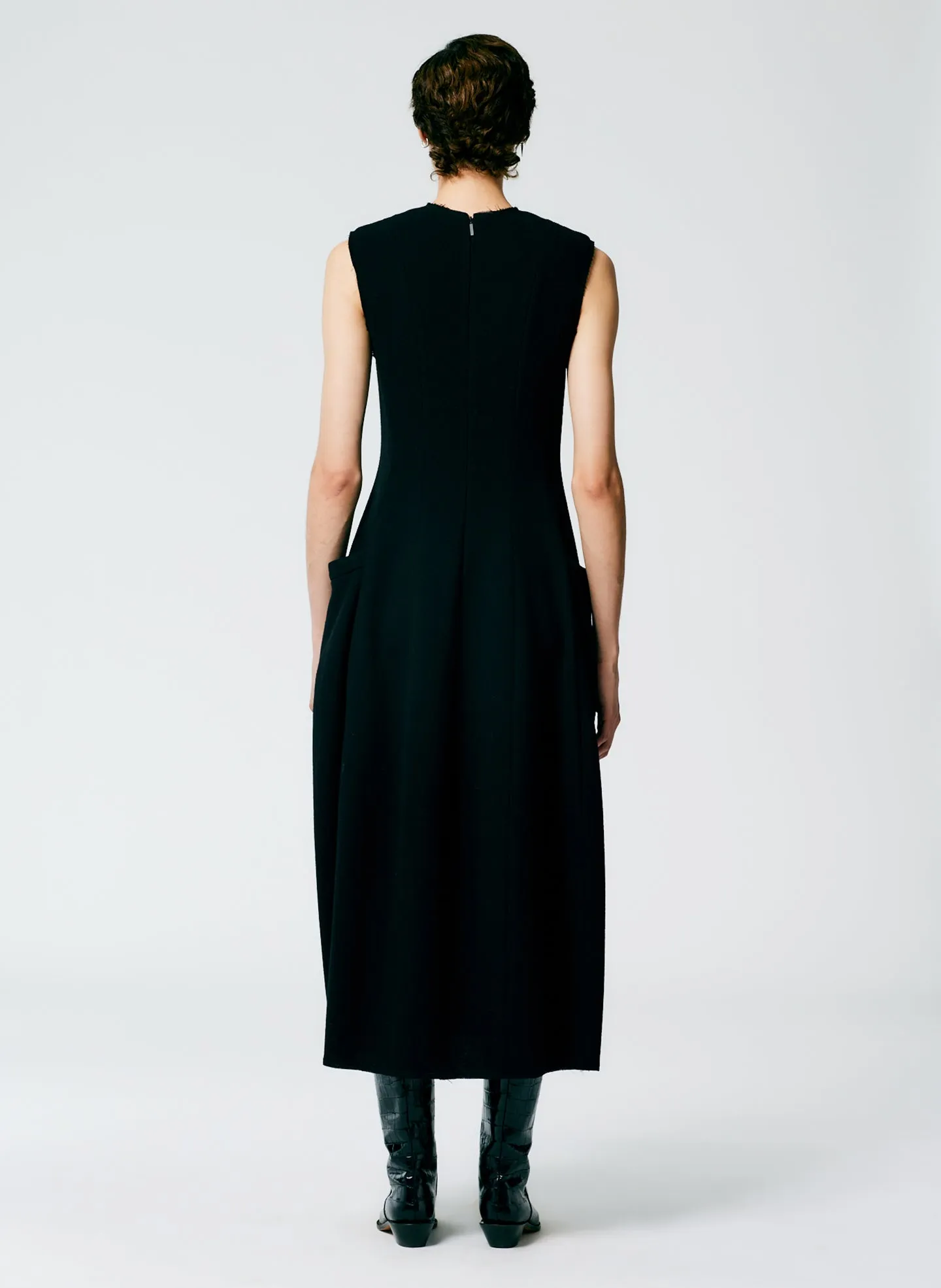 Melee Crepe Dress sold by Tibi product image thumbnail 5