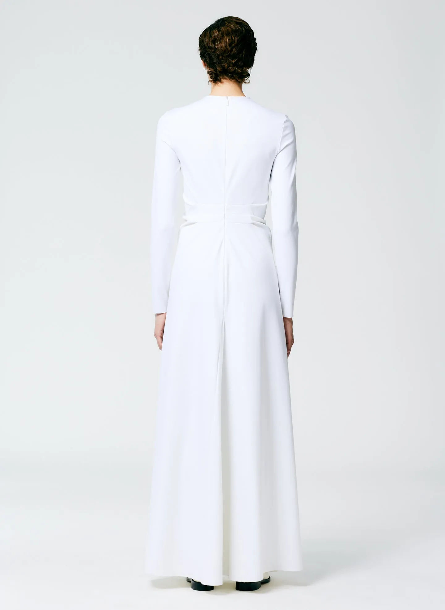 Compact Ultra Stretch Knit Lean Maxi Gown sold by Tibi product image thumbnail 3