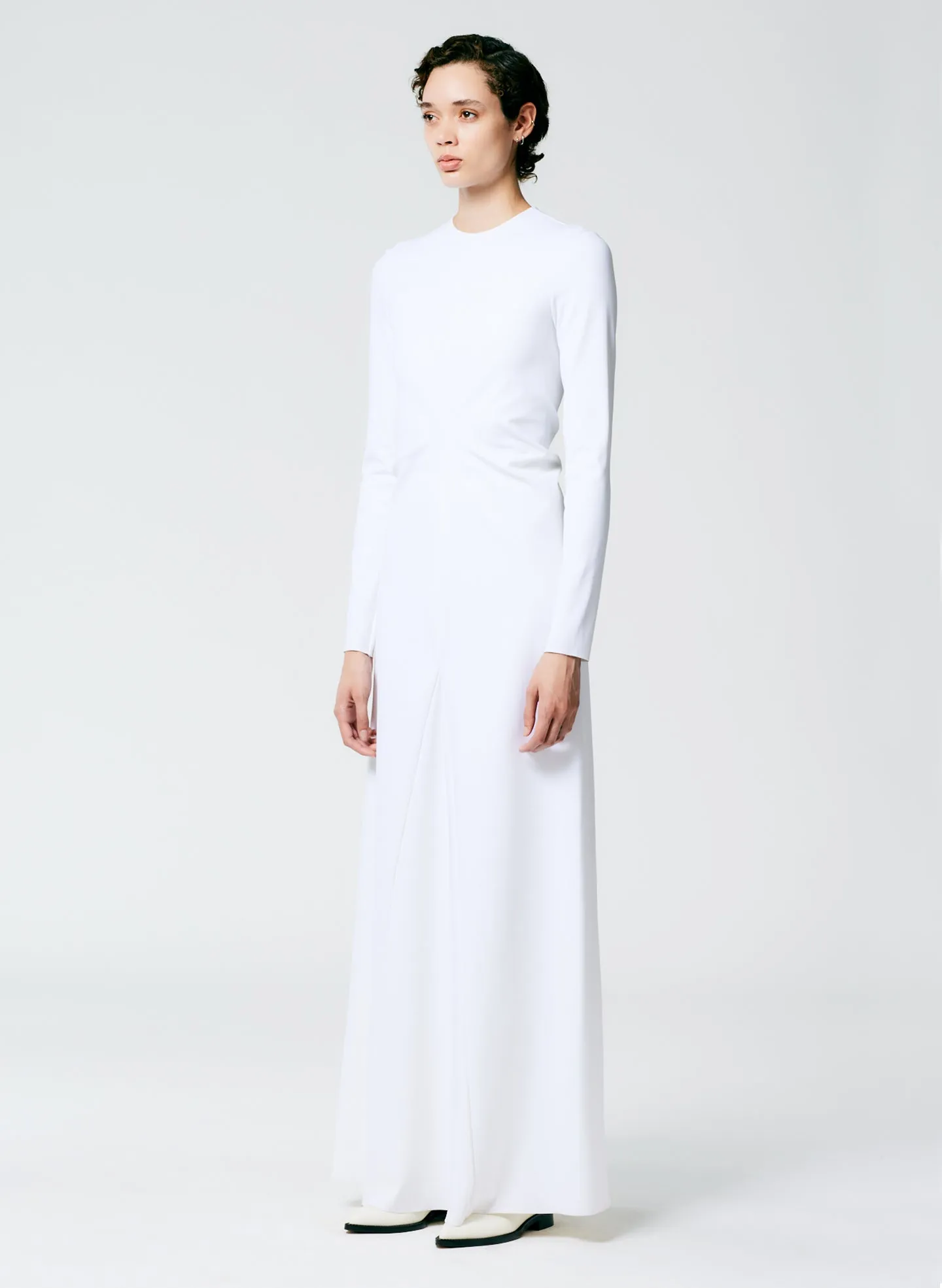 Compact Ultra Stretch Knit Lean Maxi Gown sold by Tibi product image thumbnail 2