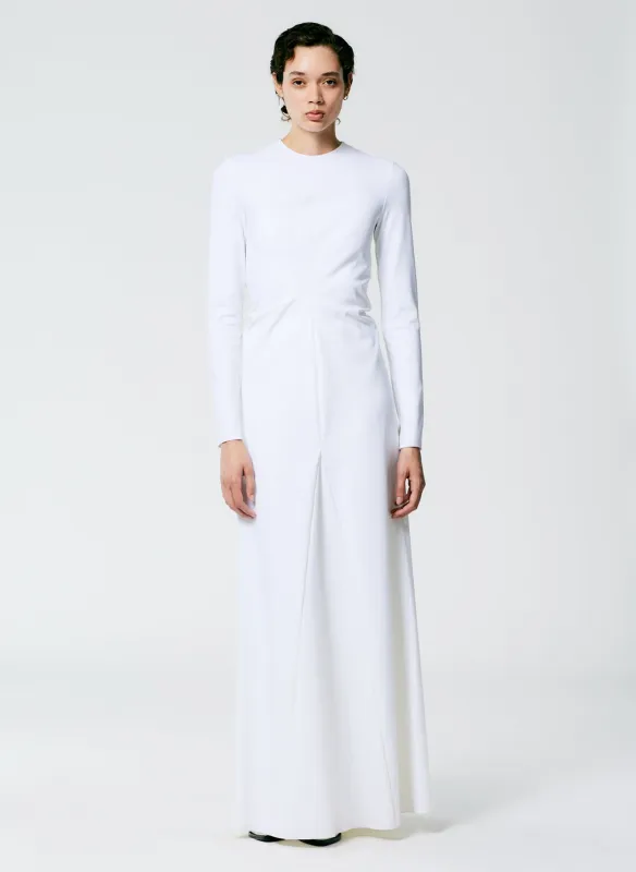 Compact Ultra Stretch Knit Lean Maxi Gown made by Tibi