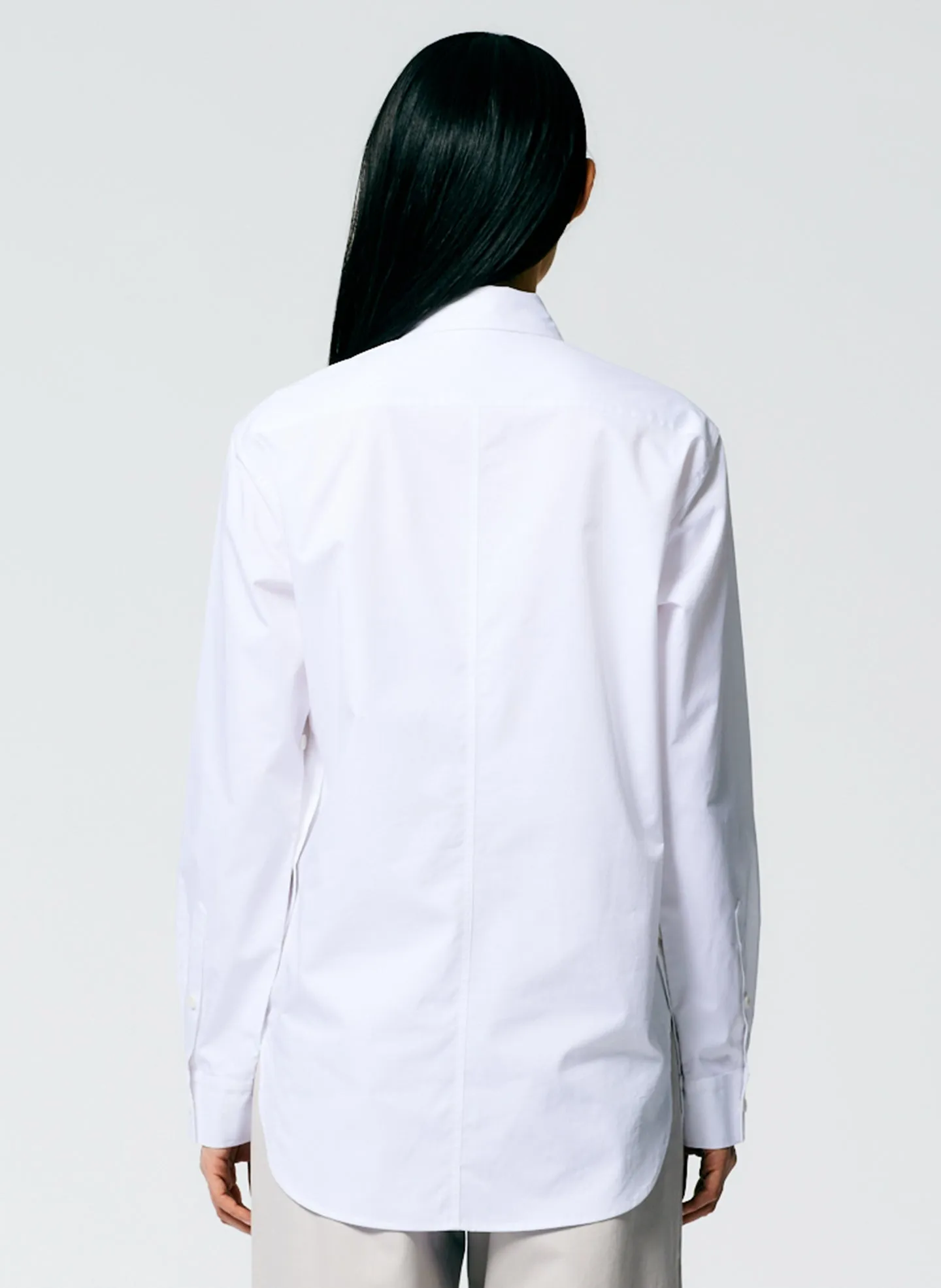 Eco Poplin Shirt With Inseam Vent sold by Tibi product image thumbnail 4