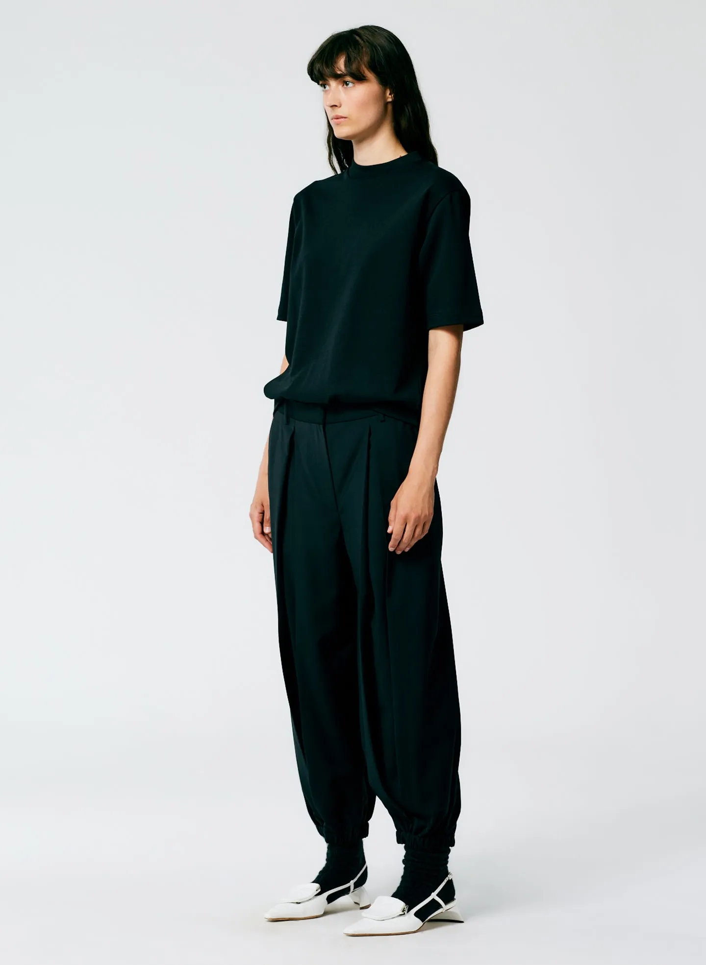 Tropical Wool Pleated Balloon Pant - Regular sold by Tibi product image thumbnail 3