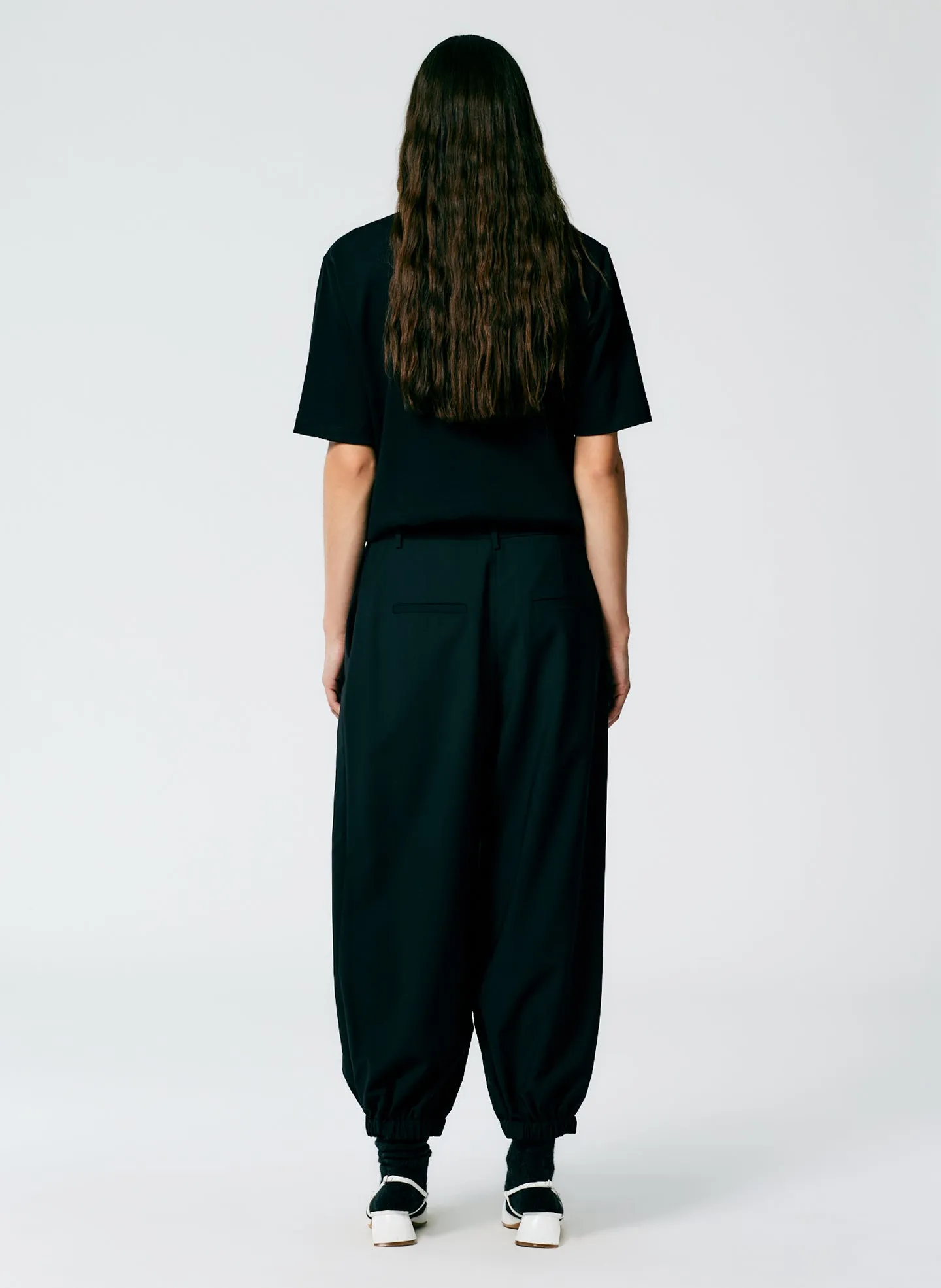 Tropical Wool Pleated Balloon Pant - Regular sold by Tibi product image thumbnail 4