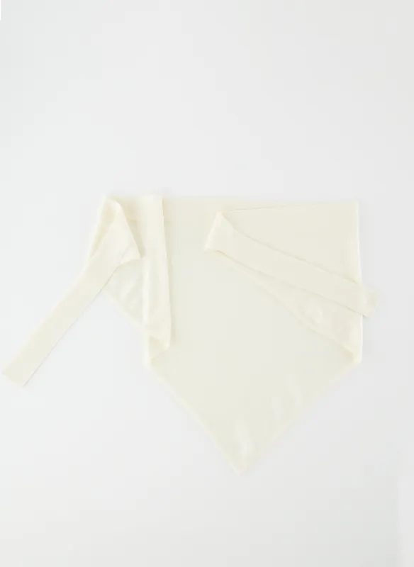 Mele Merino Wool Babushka Scarf made by Tibi