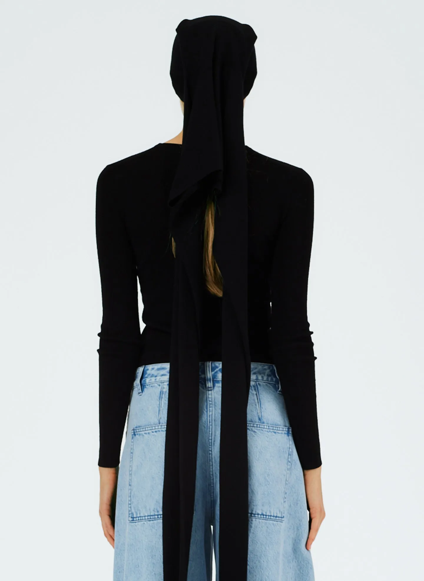Mele Merino Wool Turtleneck Toque Scarf sold by Tibi product image thumbnail 5