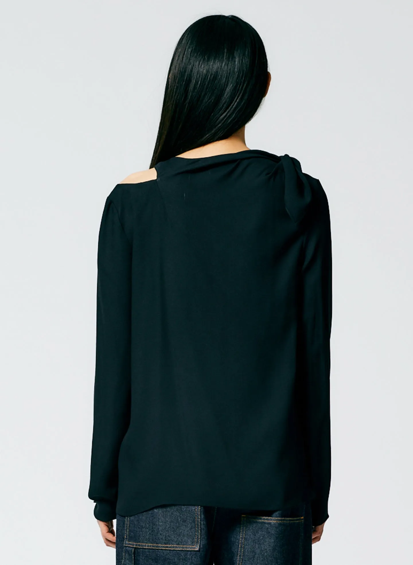 Feather Weight Eco Crepe Benedict Top sold by Tibi product image thumbnail 3