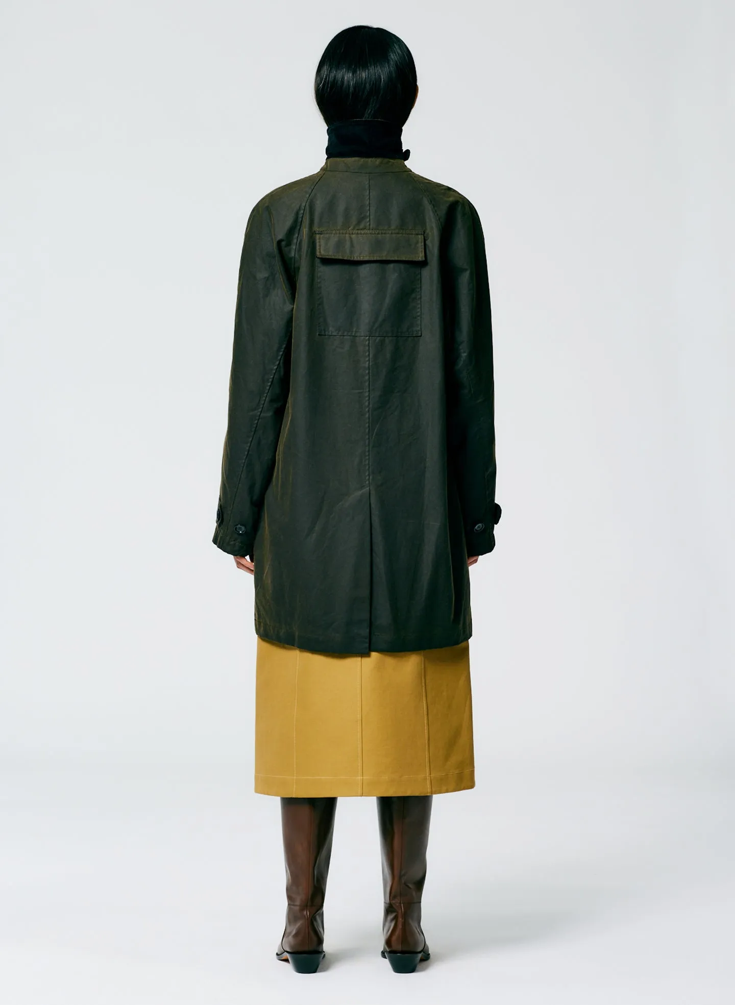Waxed Cotton Carcoat sold by Tibi product image thumbnail 4