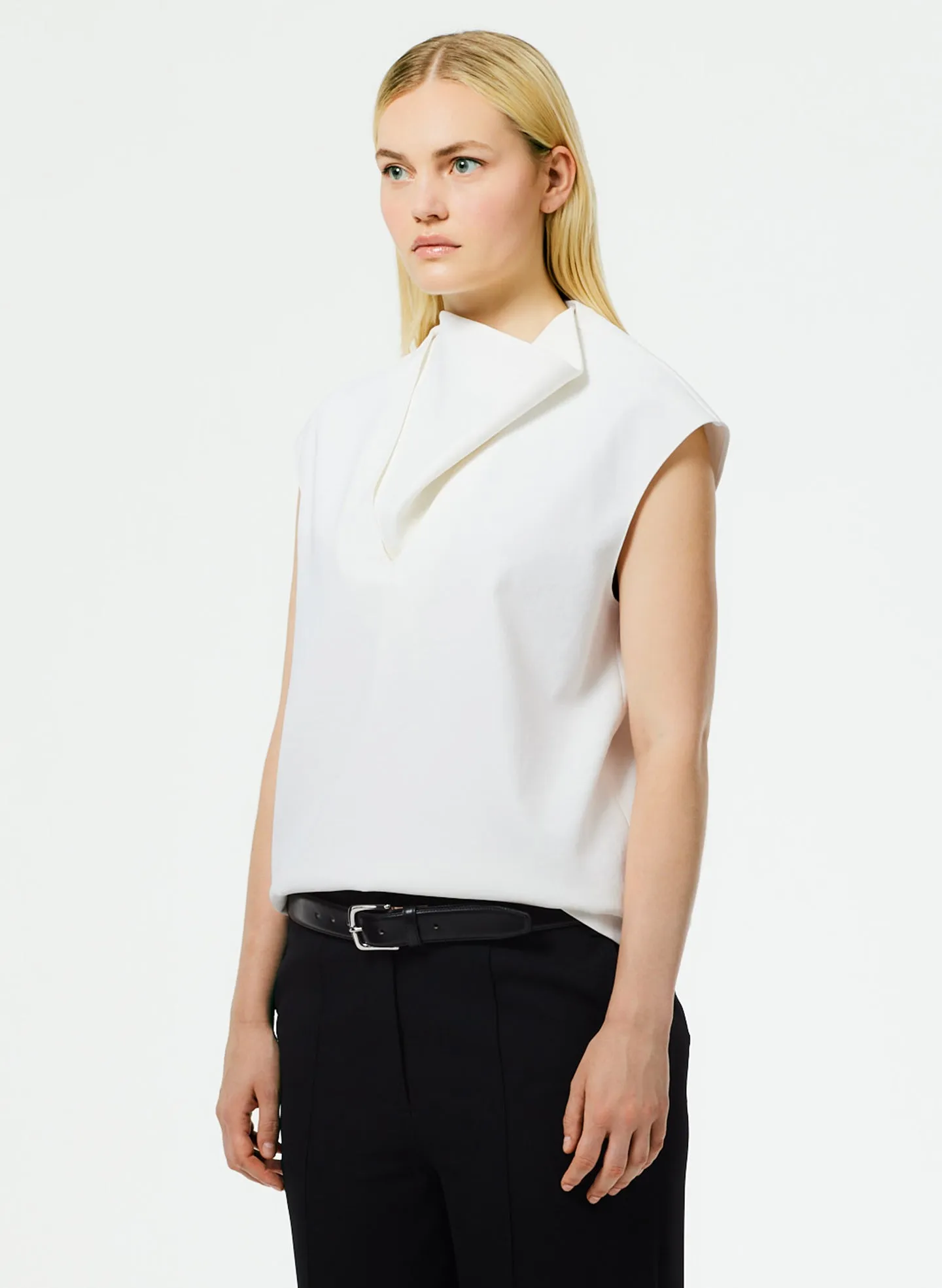 Chalky Drape Handkerchief Top sold by Tibi product image thumbnail 2
