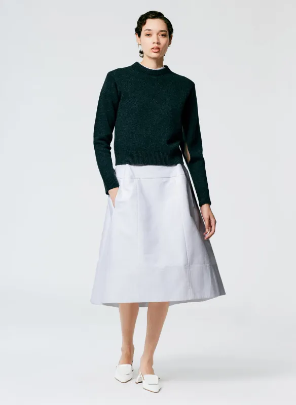 Sculpted Cotton Skirt made by Tibi