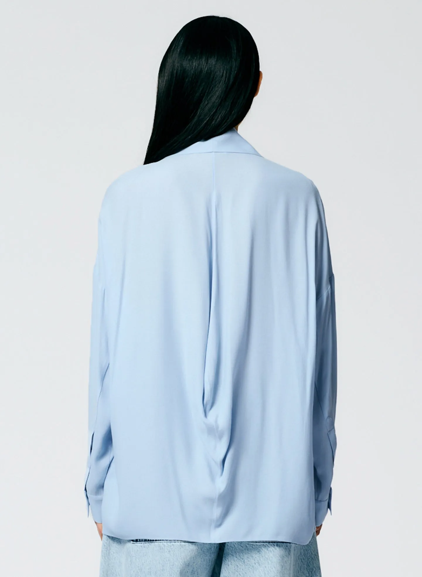 Feather Weight Eco Crepe Davenport Sculpted Shirt sold by Tibi product image thumbnail 4