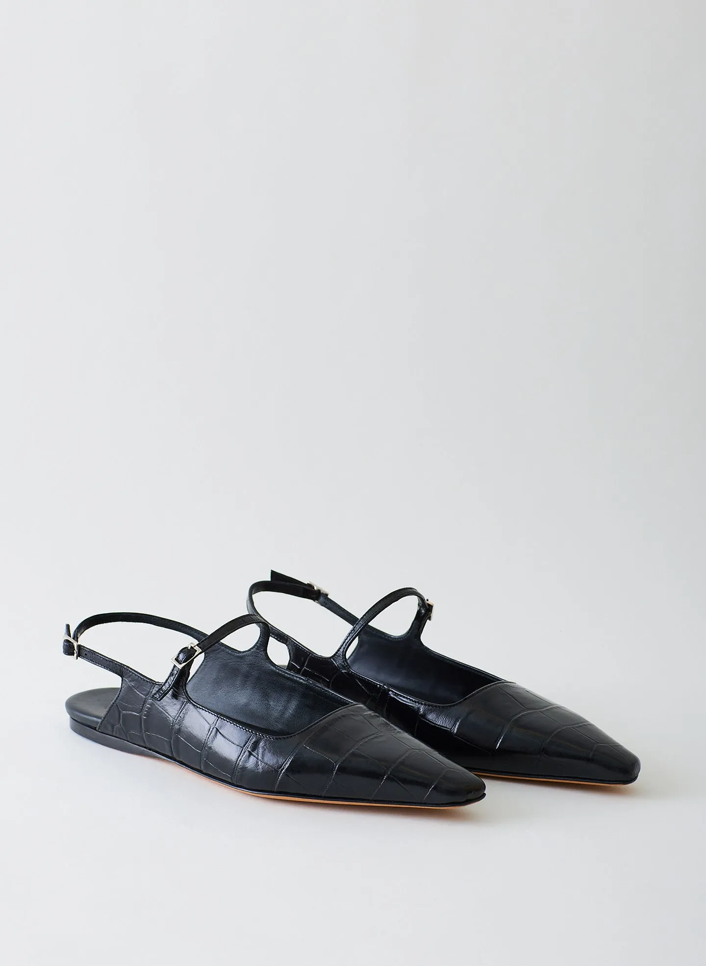 Croc Print Rudy Flat sold by Tibi product image thumbnail 3