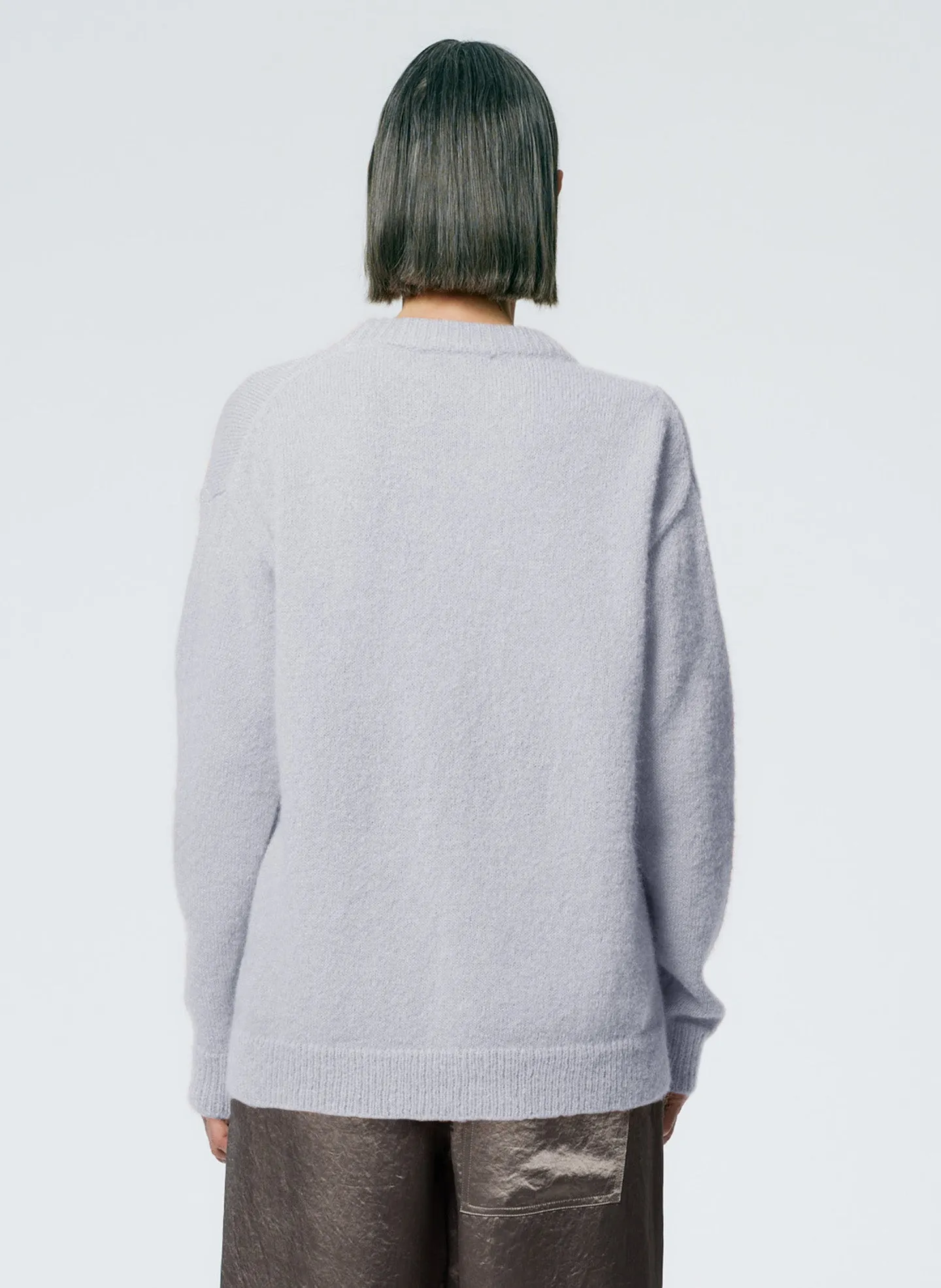 Soft Mohair Crewneck Easy Pullover sold by Tibi product image thumbnail 3