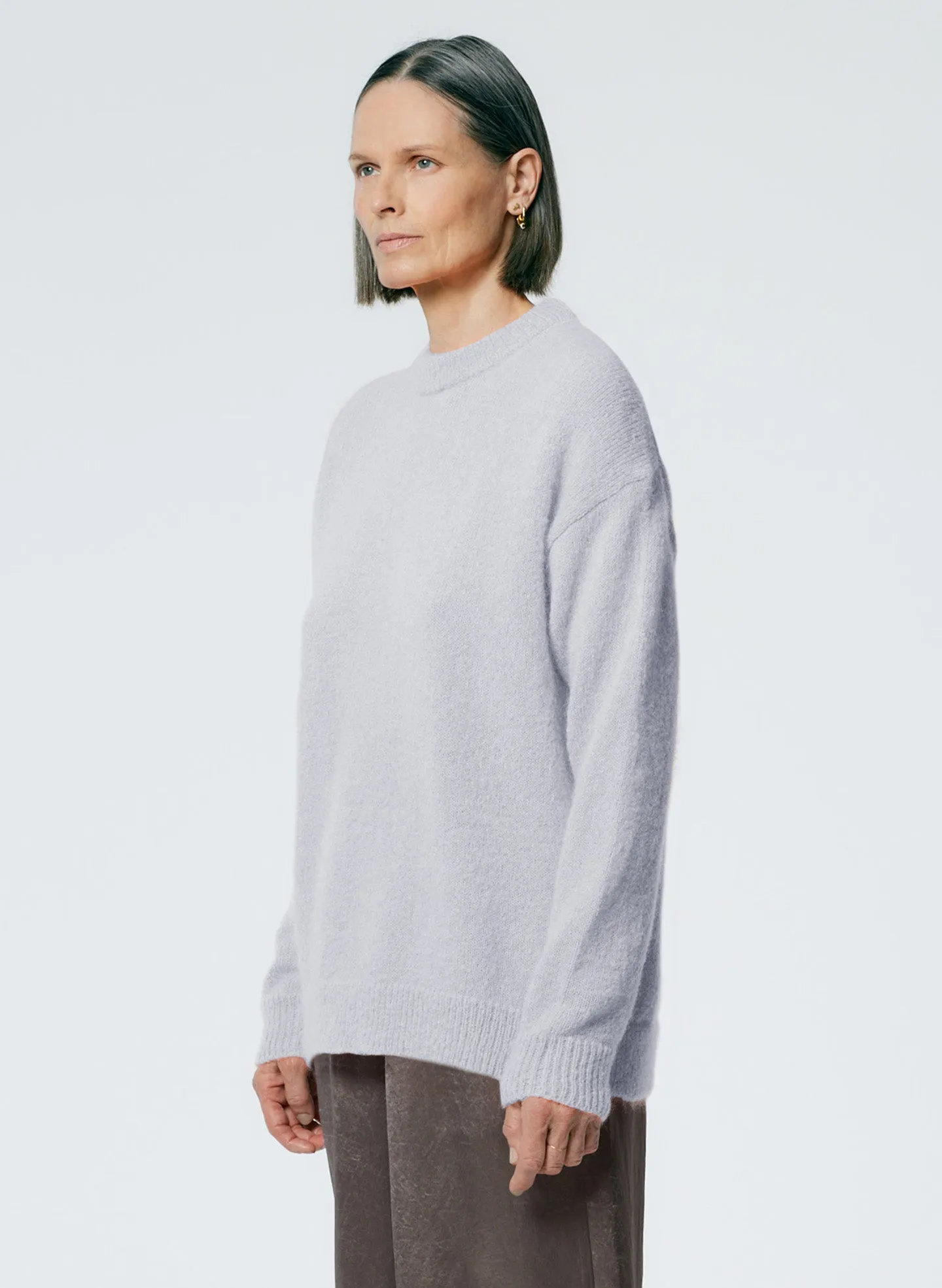 Soft Mohair Crewneck Easy Pullover sold by Tibi product image thumbnail 2