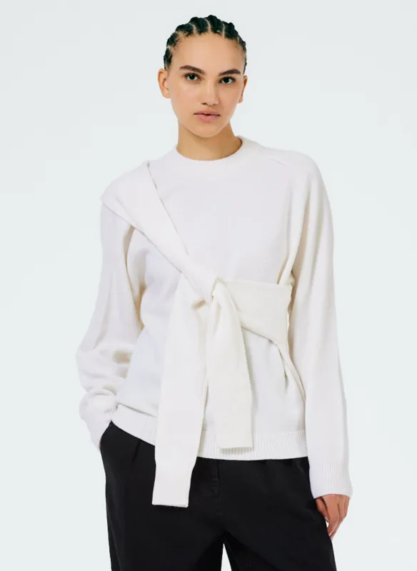 Airy Extrafine Wool Blair Pullover sold by Tibi