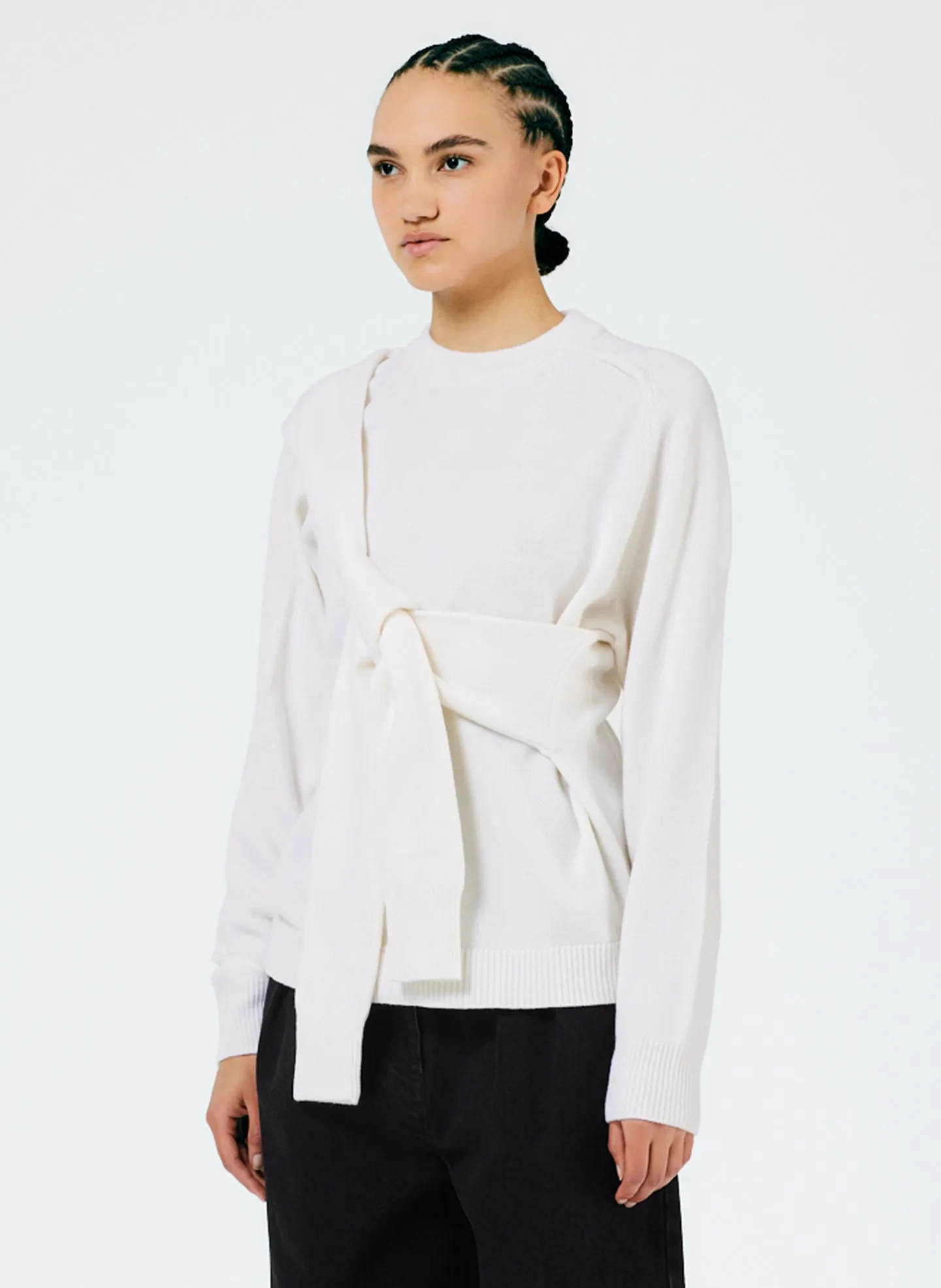Airy Extrafine Wool Blair Pullover sold by Tibi product image thumbnail 2