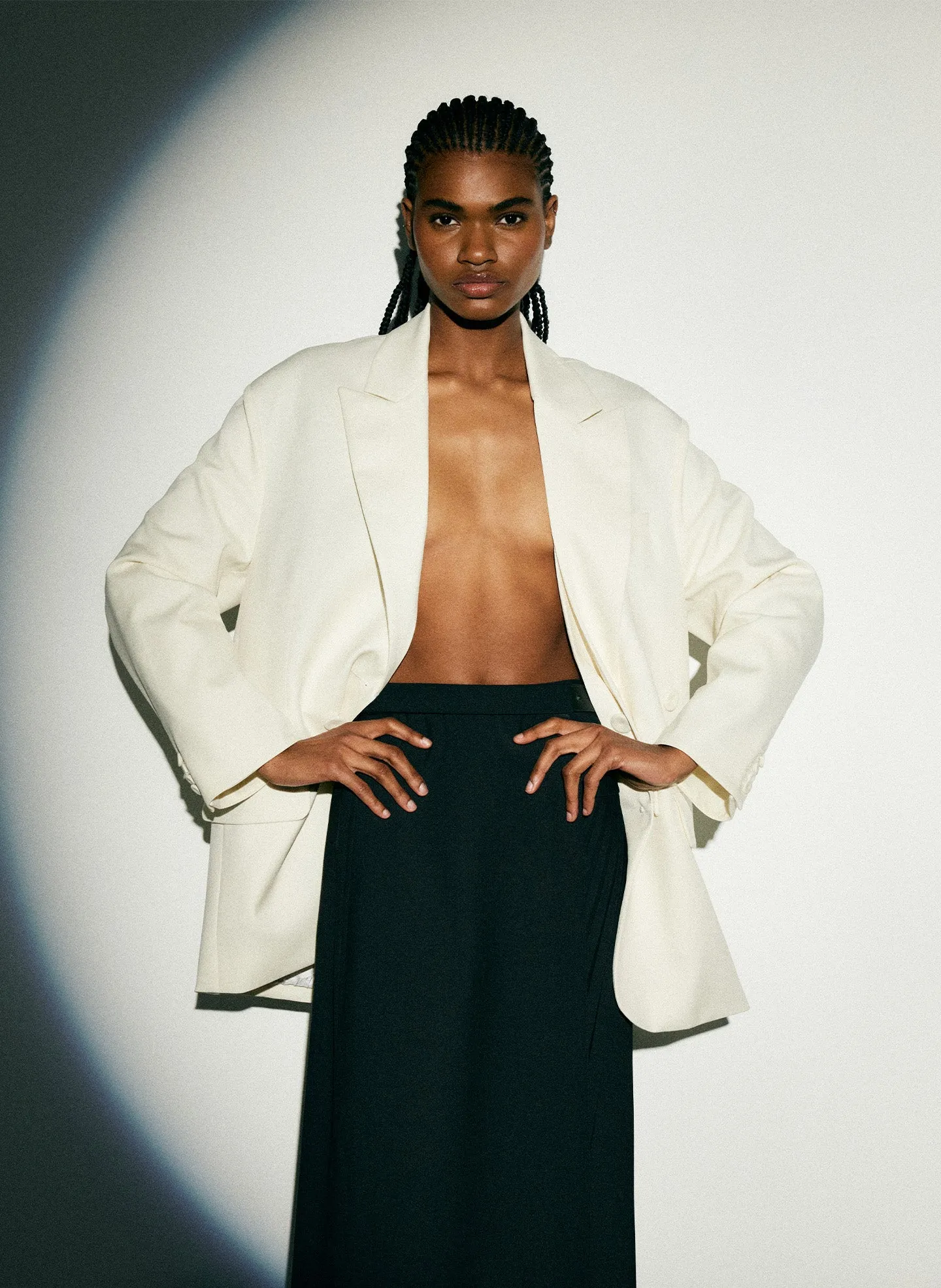 Bond Wool Twill Detached Lapel Liam Blazer sold by Tibi product image thumbnail 2