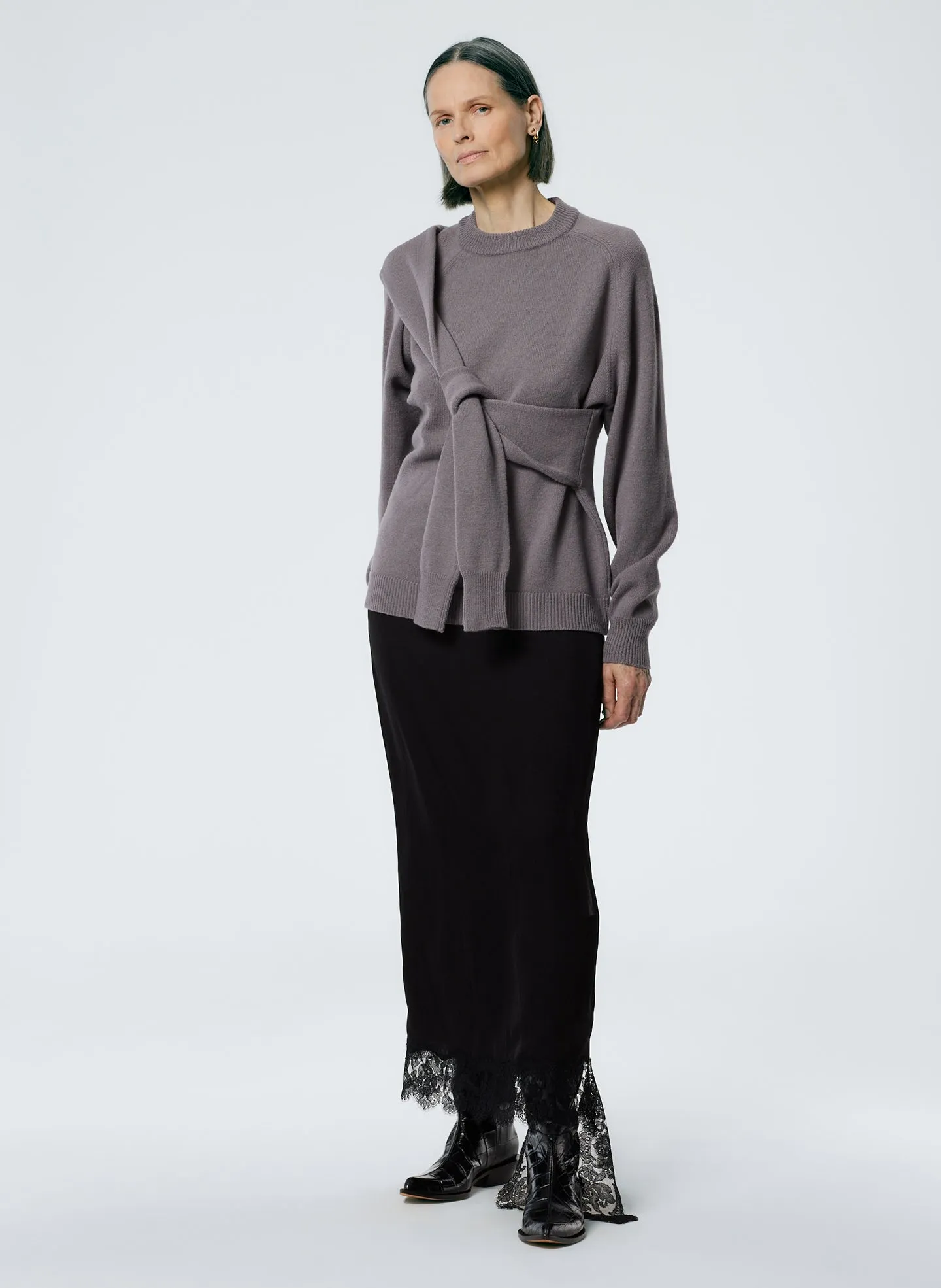 Airy Extrafine Wool Blair Pullover sold by Tibi product image thumbnail 5