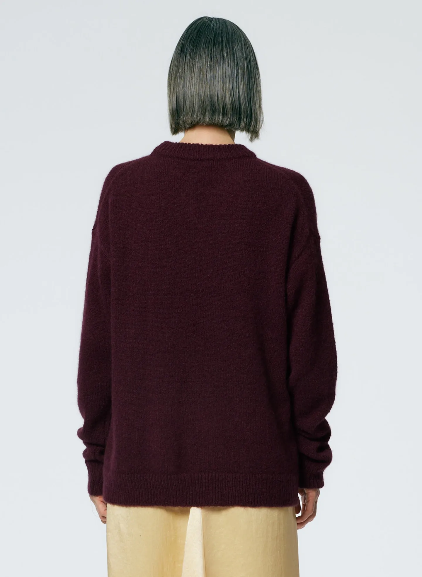 Soft Mohair Crewneck Easy Pullover sold by Tibi product image thumbnail 3